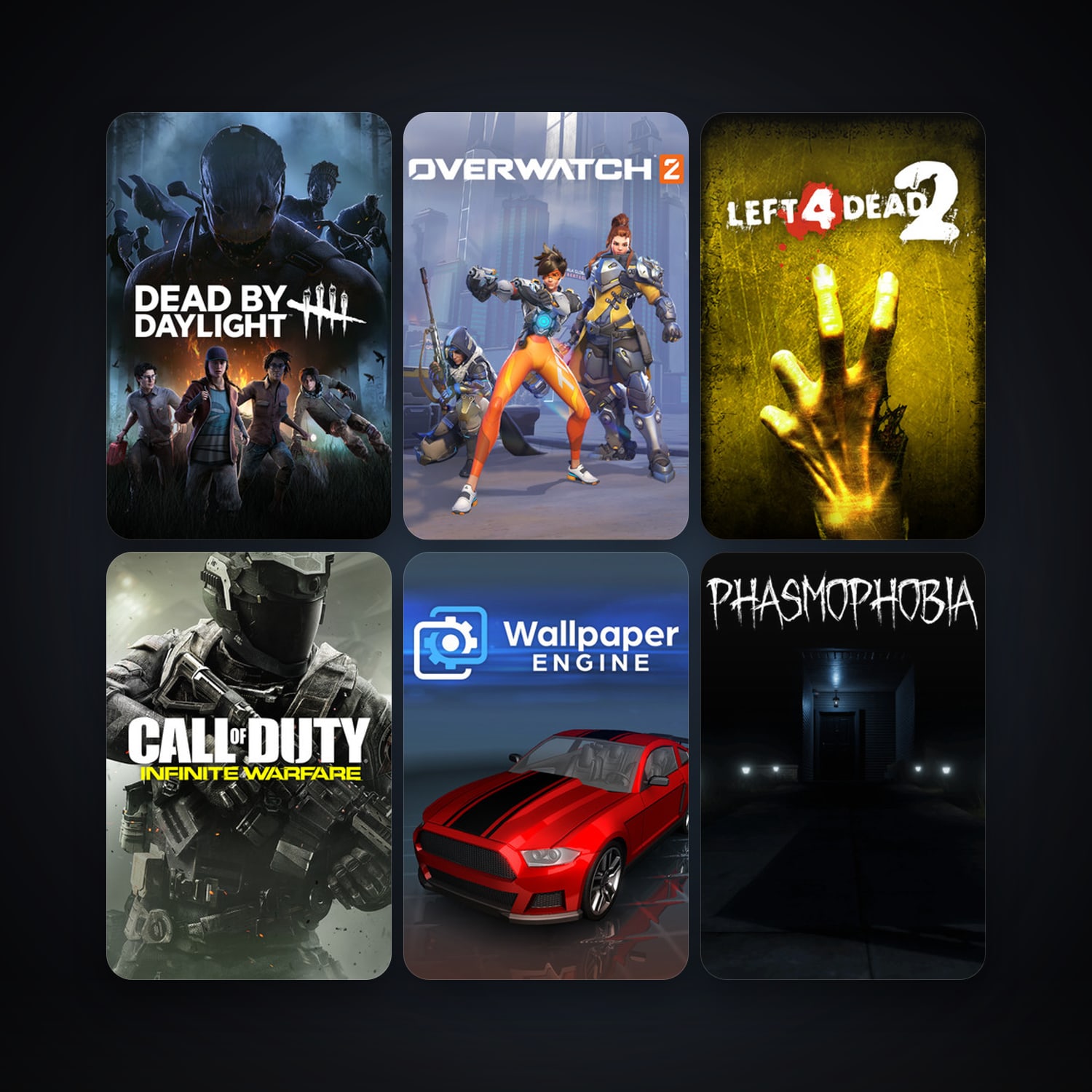 Left 4 Dead 2 + Resident Evil 5, 64 games, clean — HabibiAccounts