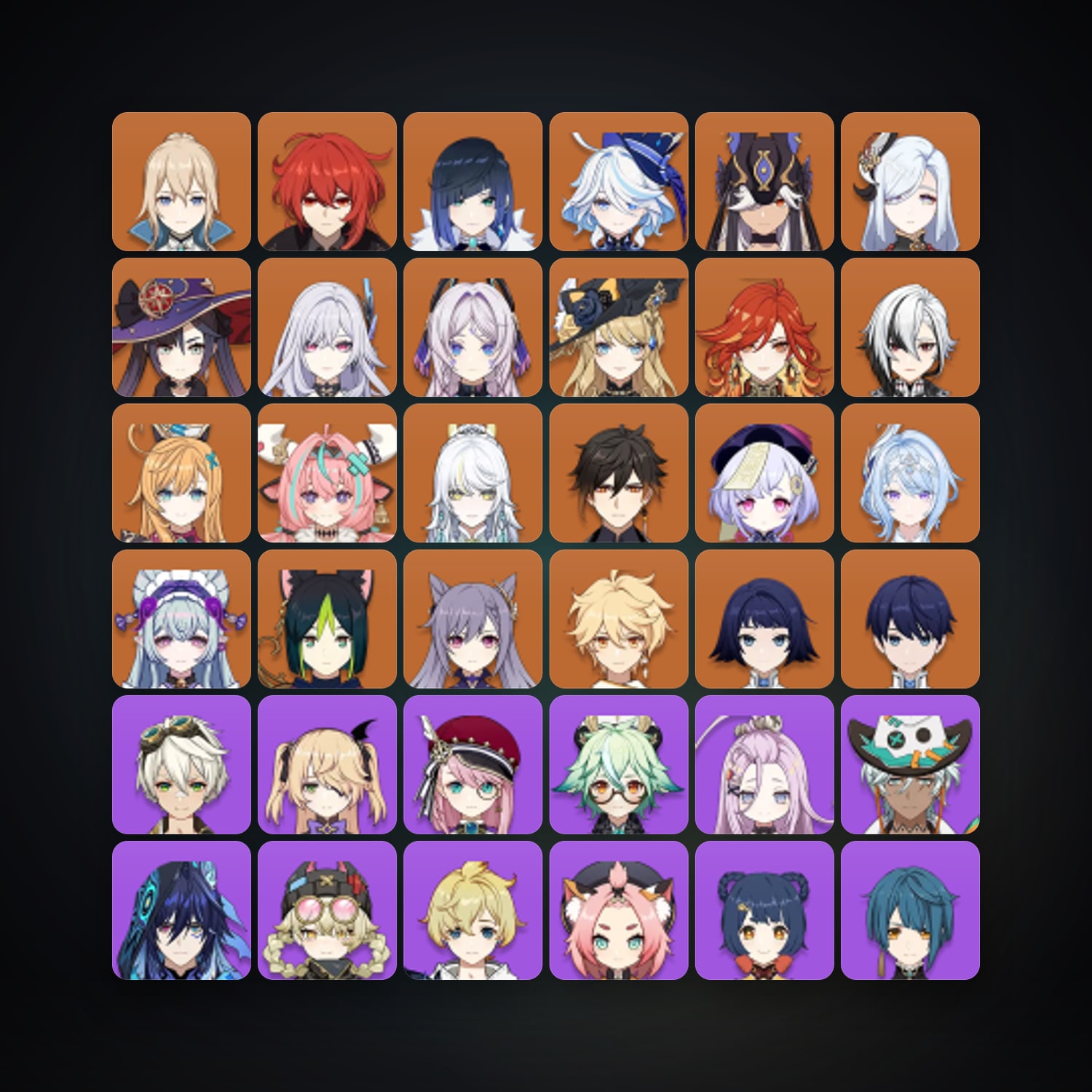 Genshin Impact | AR 58 | 68 Chars | 21× 5★ — Genshin / miHoYo Account — HabibiAccounts
