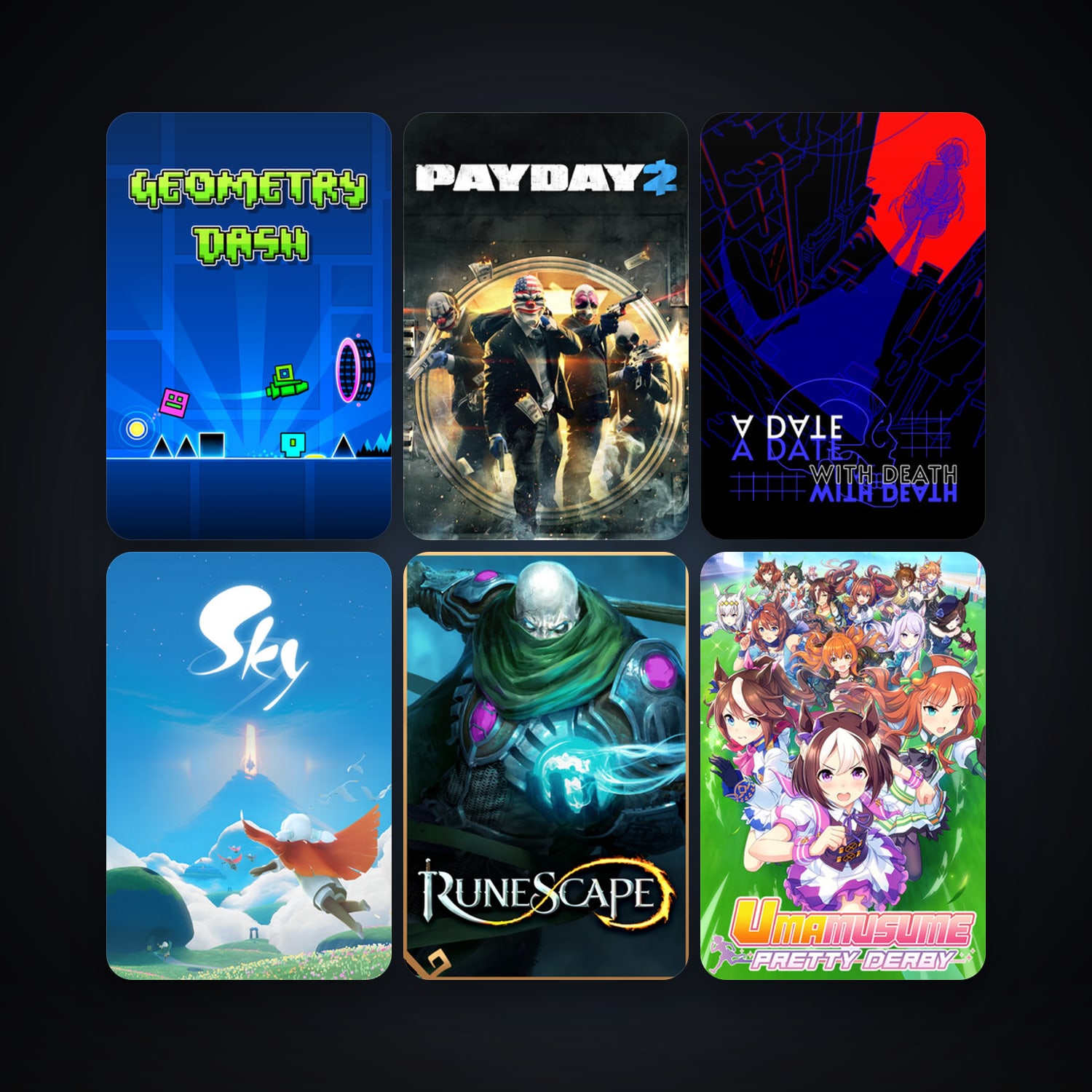 PAYDAY 2 + Geometry Dash, 18 games, clean — HabibiAccounts