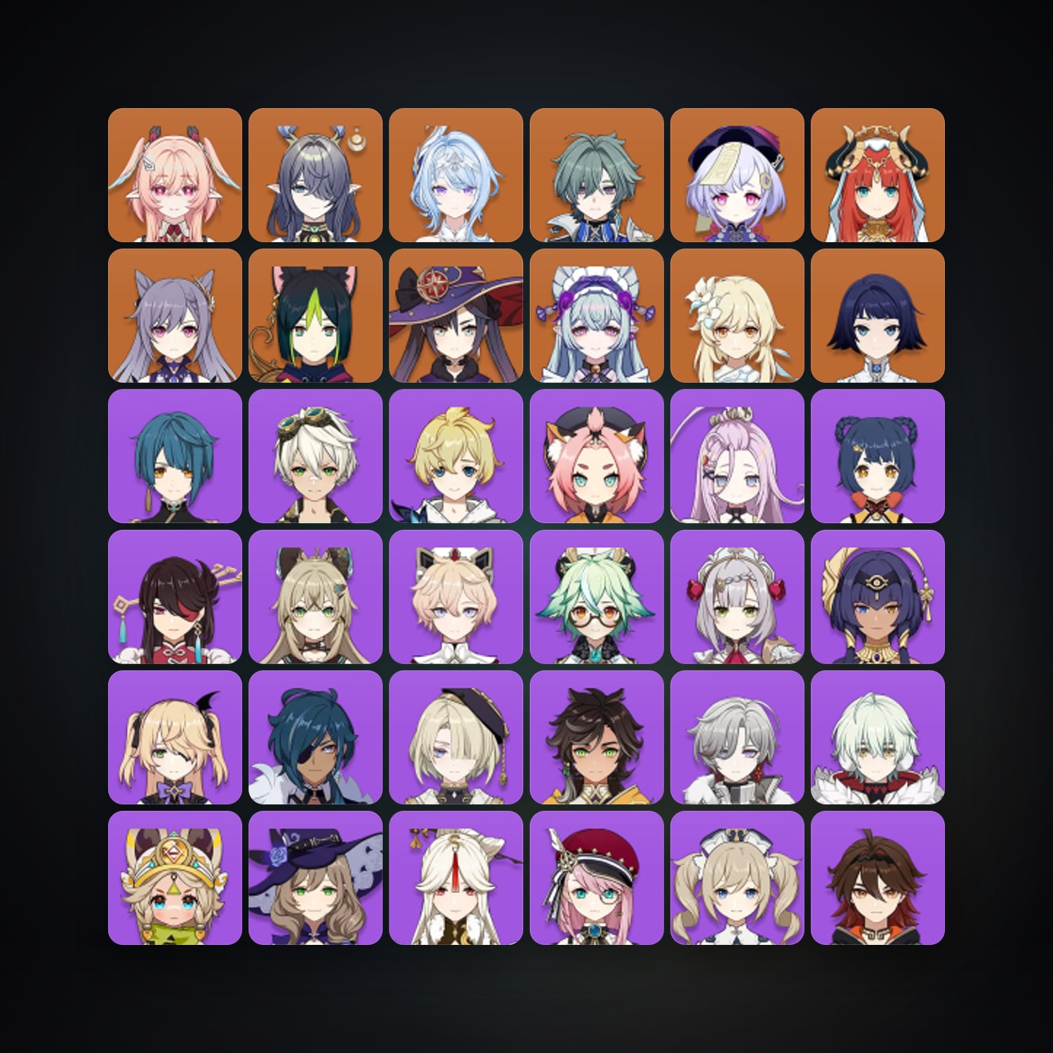 Genshin Impact | AR 56 | 48 Chars | 10× 5★ — Genshin / miHoYo Account — HabibiAccounts