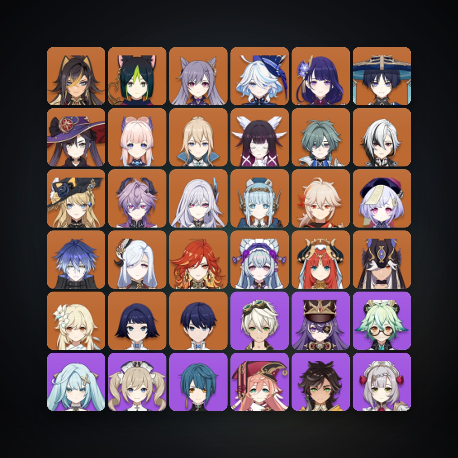 Genshin Impact | AR 60 | 76 Chars | 24× 5★ — Genshin / miHoYo Account — HabibiAccounts