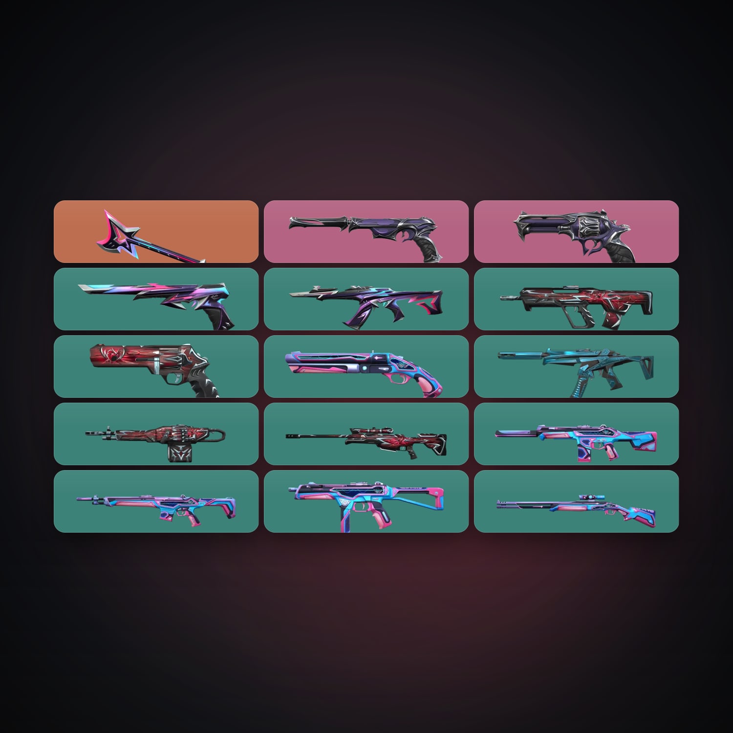 EU Bronze 1 locker — 1 knives, 15 skins, lvl 44 — HabibiAccounts