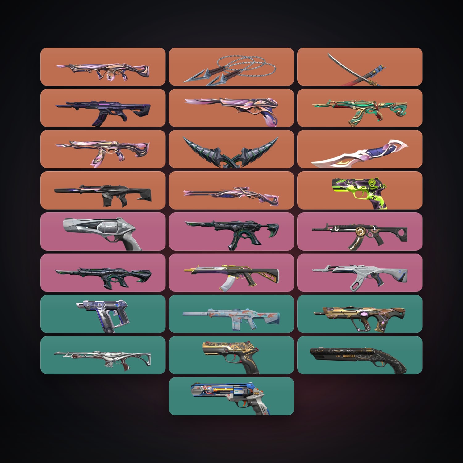 EU locker — 4 knives, 26 skins, lvl 11 — HabibiAccounts