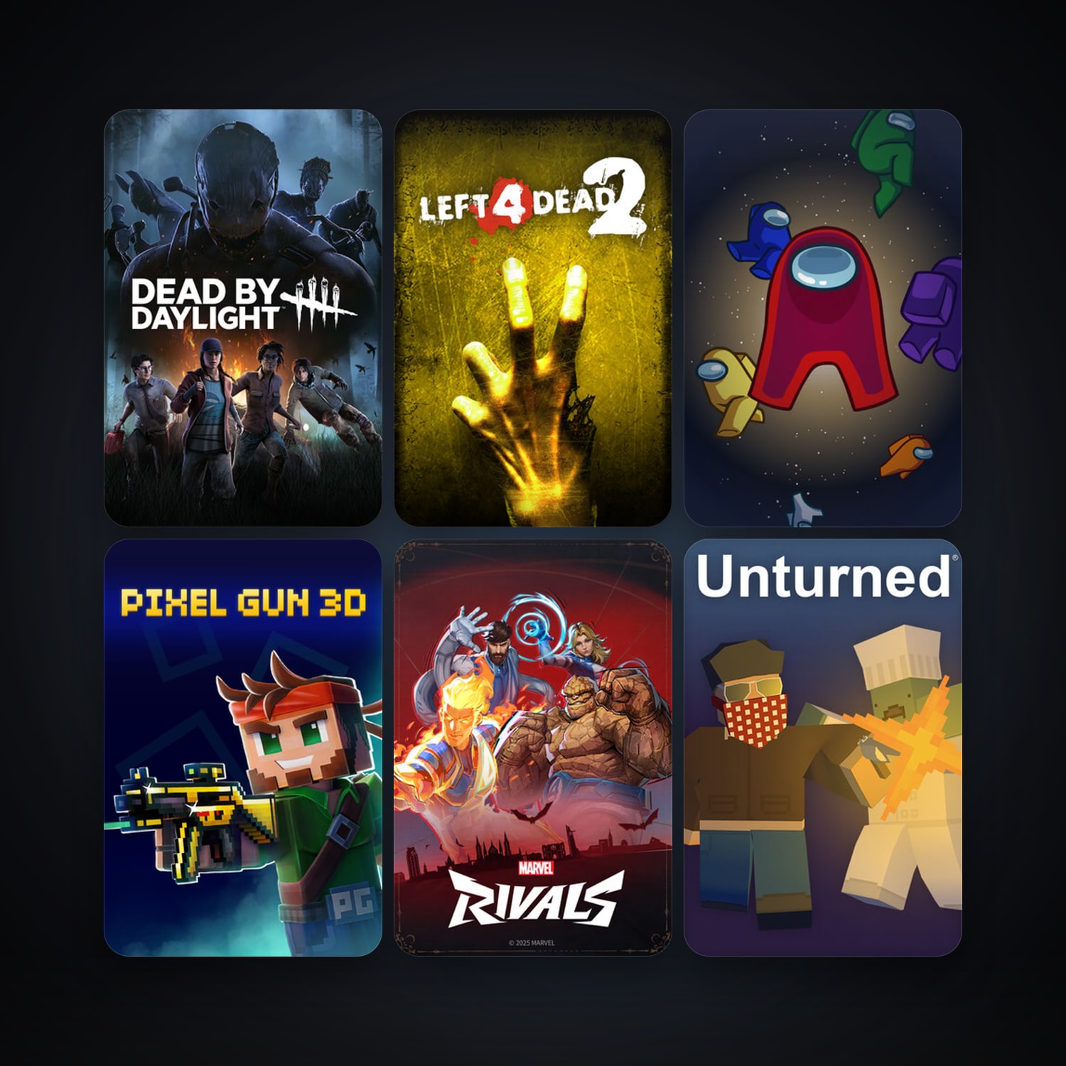 Left 4 Dead 2 + Unturned, 14 games, clean — HabibiAccounts