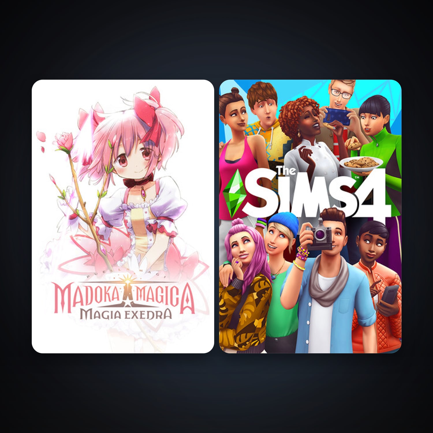 The Sims 4 + Madoka Magica Magia Exedra, 10 games, clean — HabibiAccounts