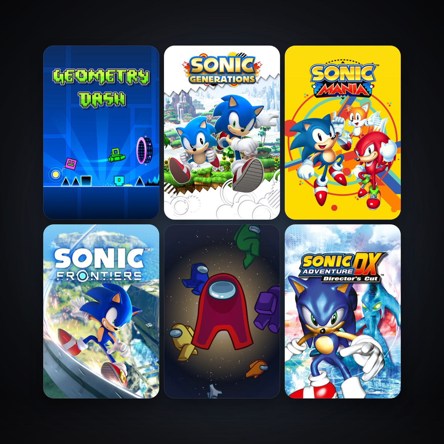 Sonic Adventure DX + Sonic Generations Collection, 17 games, clean — HabibiAccounts
