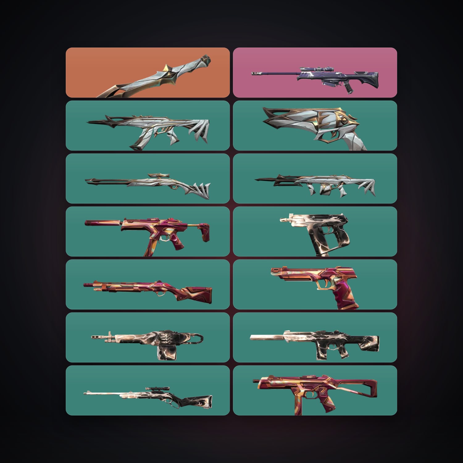 AP Gold 3 locker — 1 knives, 14 skins, lvl 45 — HabibiAccounts