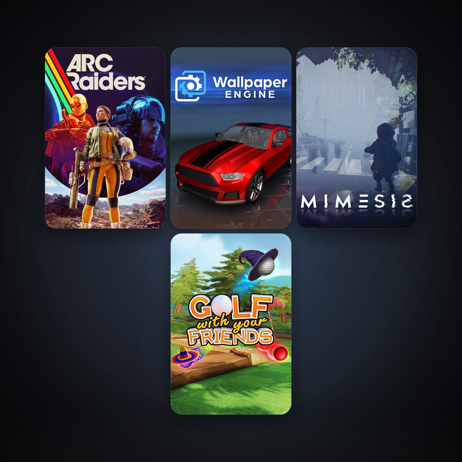 Golf With Your Friends + Wallpaper Engine, 7 games, clean — HabibiAccounts