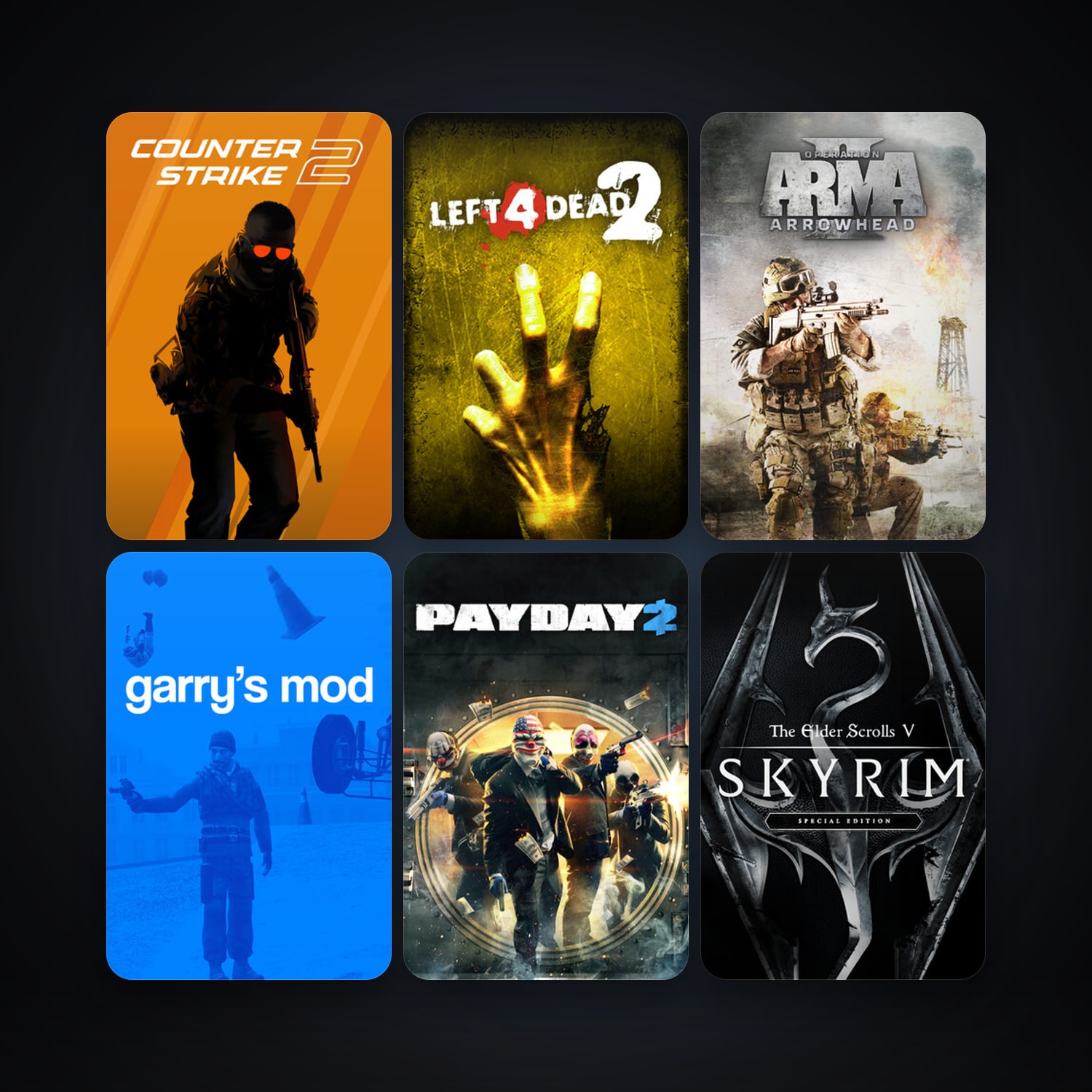 Left 4 Dead 2 + CS2 Prime, 78 games, Steam 13, clean — HabibiAccounts