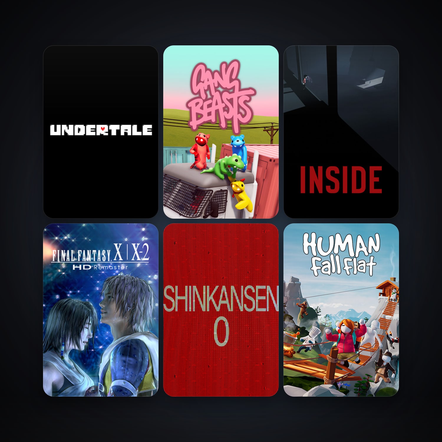 Gang Beasts + INSIDE, 14 games, clean — HabibiAccounts