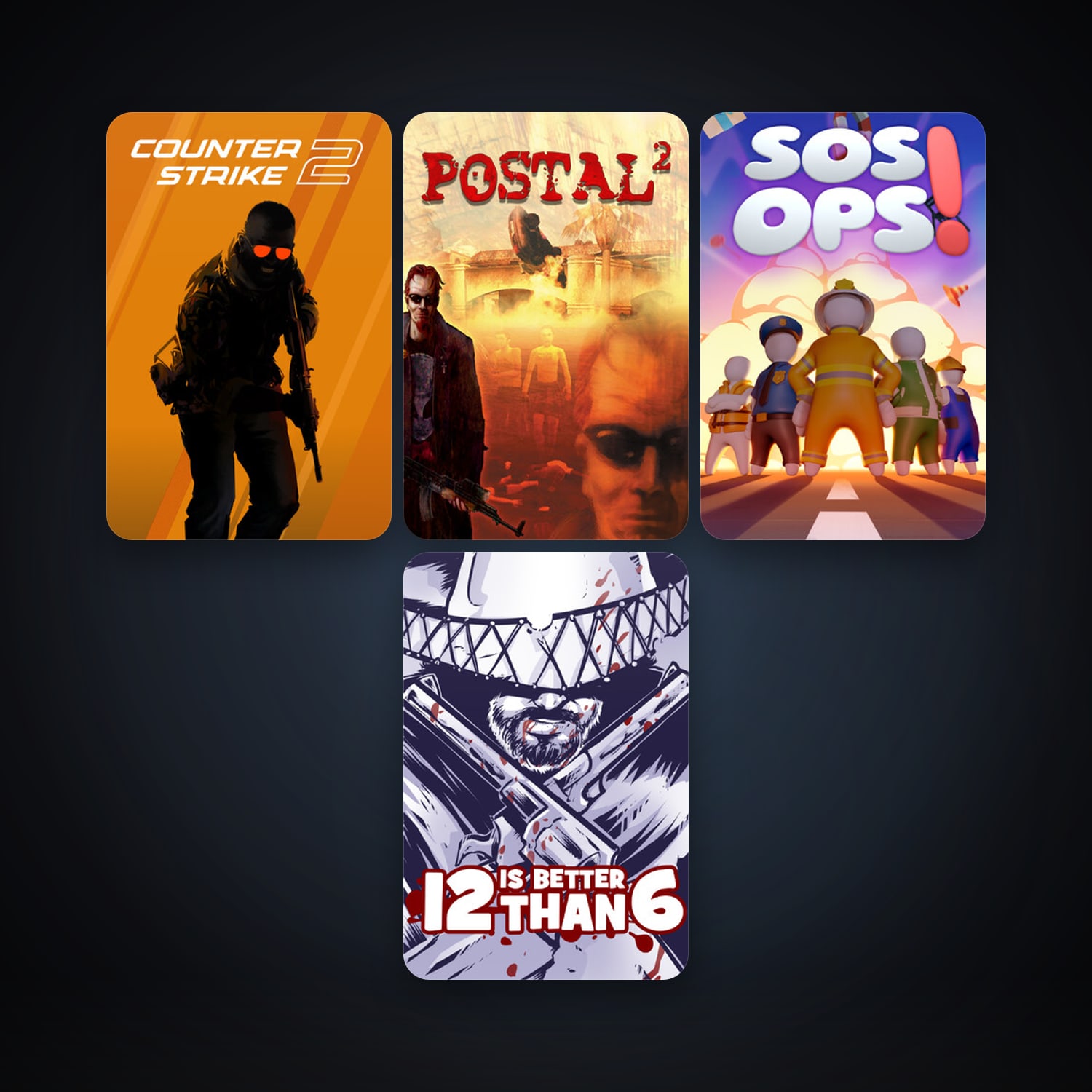 CS2 Prime + POSTAL 2, 7 games, clean — HabibiAccounts