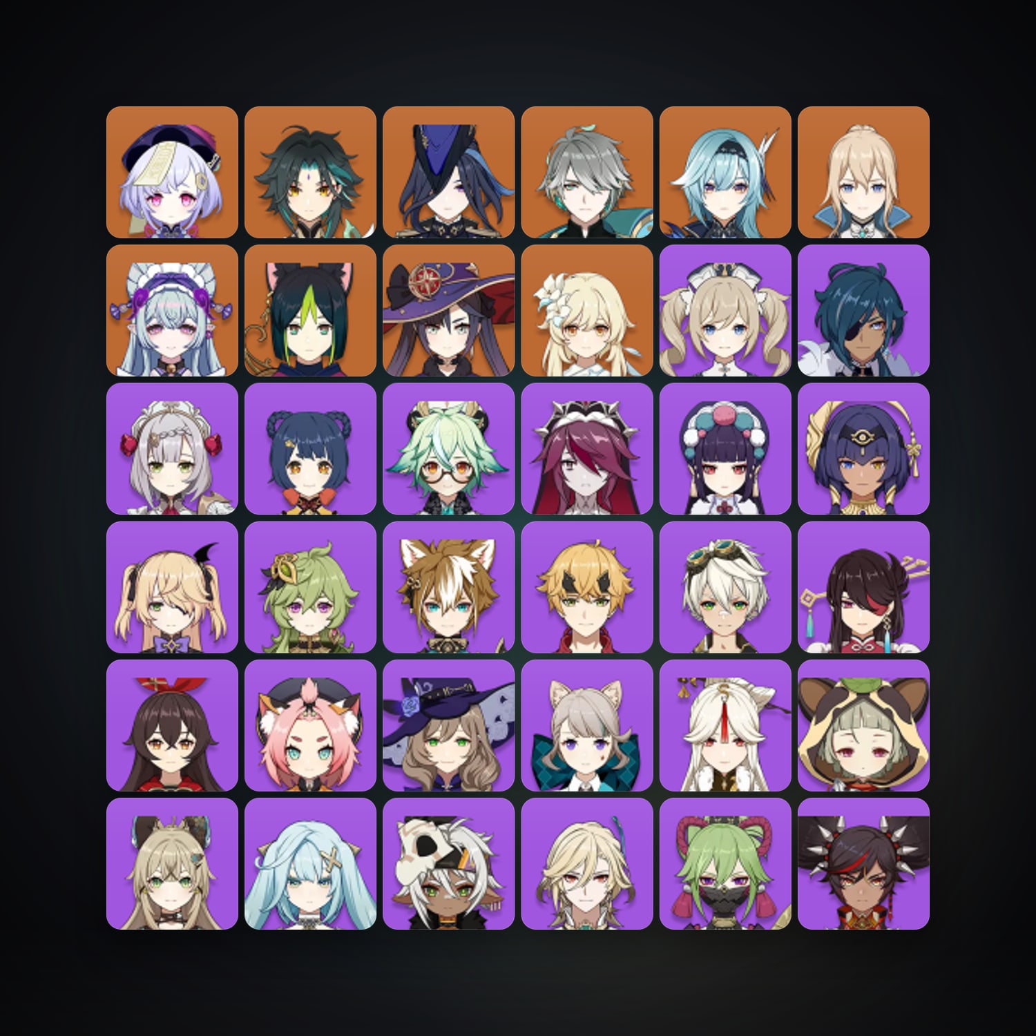 Genshin Impact | AR 41 | 38 Chars | 9× 5★ — Genshin / miHoYo Account — HabibiAccounts
