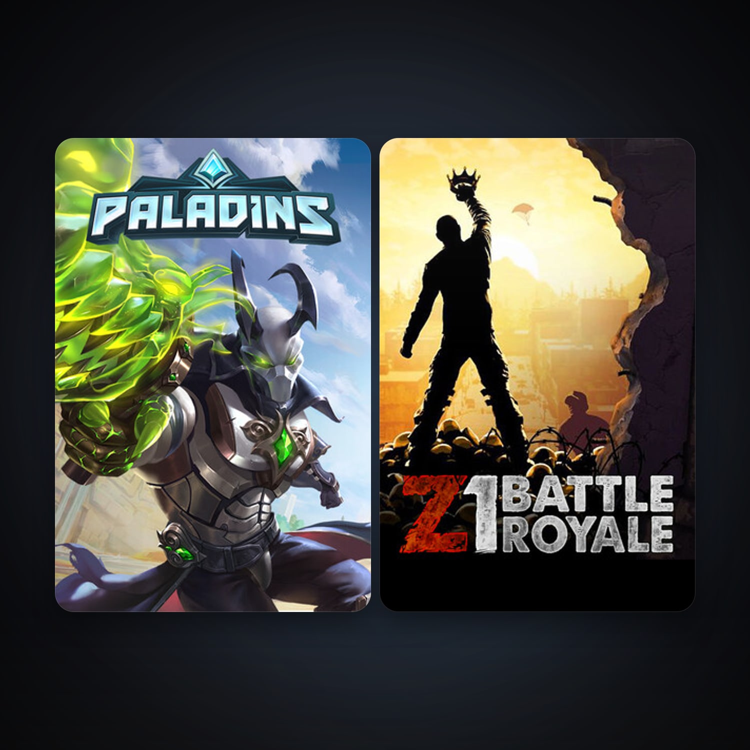 Z1 Battle Royale + Paladins, 2 games, clean — HabibiAccounts
