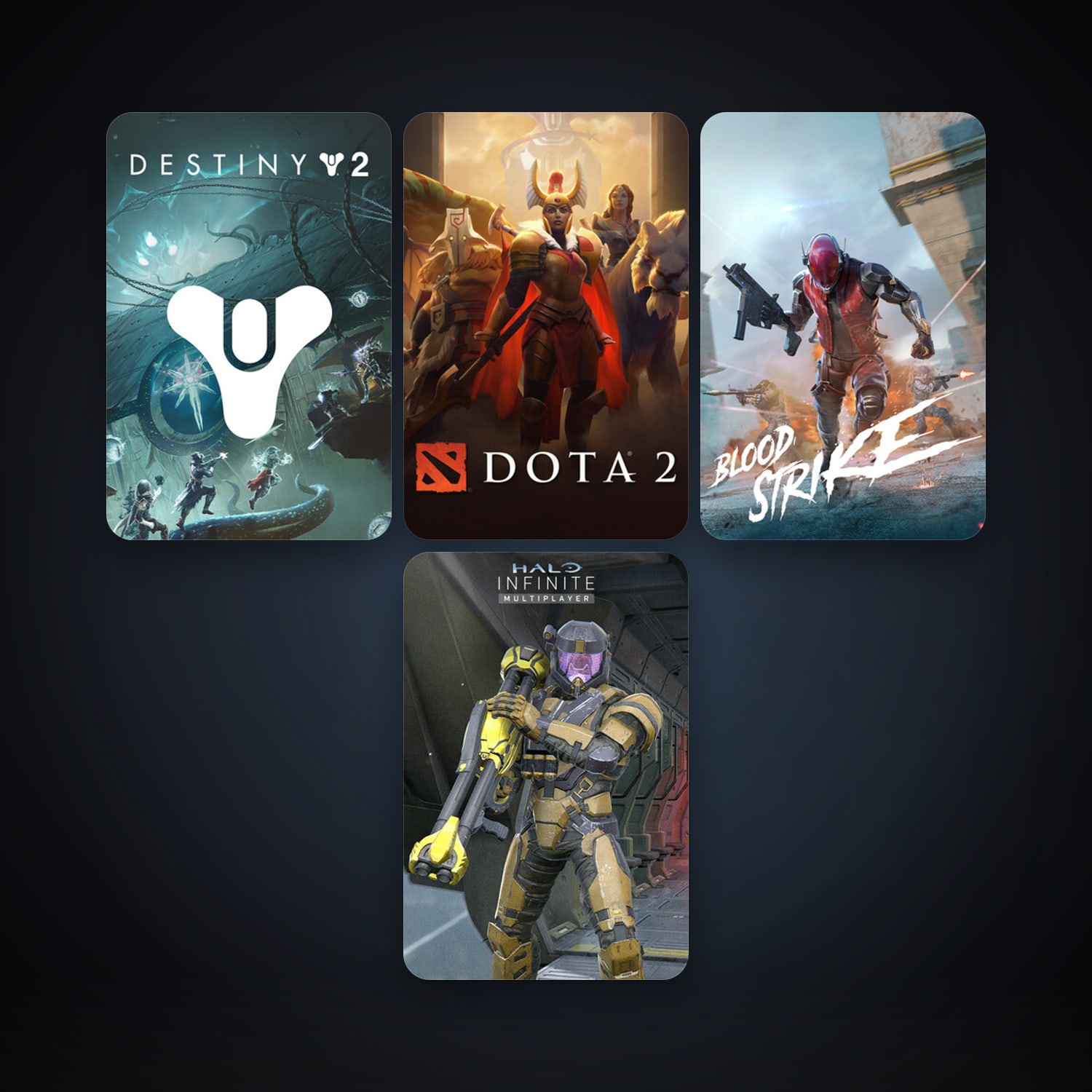 Dota 2 + Destiny 2, 5 games, clean — HabibiAccounts