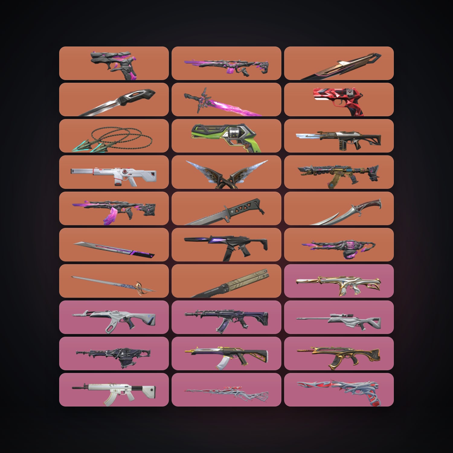 AP Ascendant 1 locker — 10 knives, 101 skins, lvl 416 — HabibiAccounts