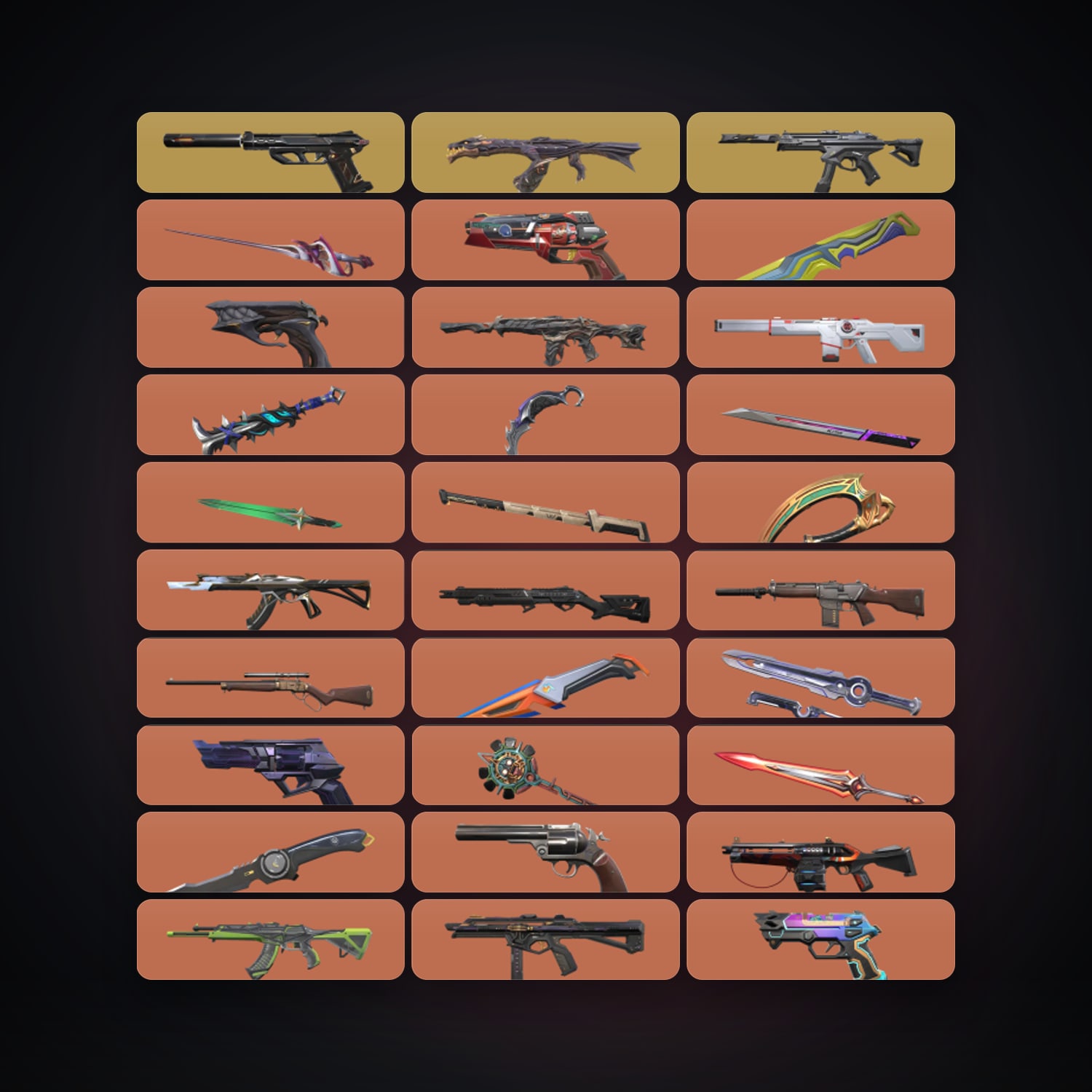 AP Gold 2 locker — 17 knives, 269 skins, lvl 345 — HabibiAccounts