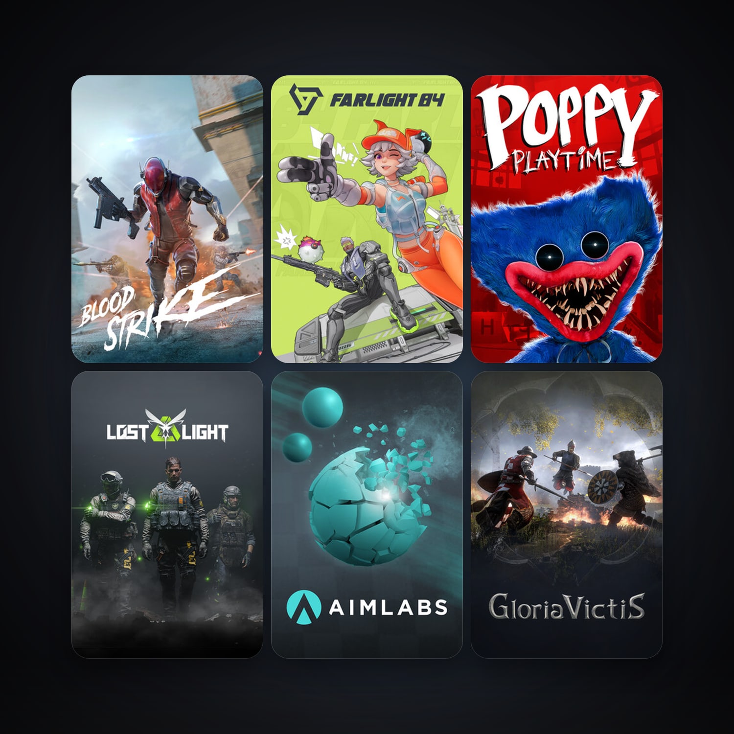 Gloria Victis: Medieval MMORPG + Aimlabs, 11 games, clean — HabibiAccounts