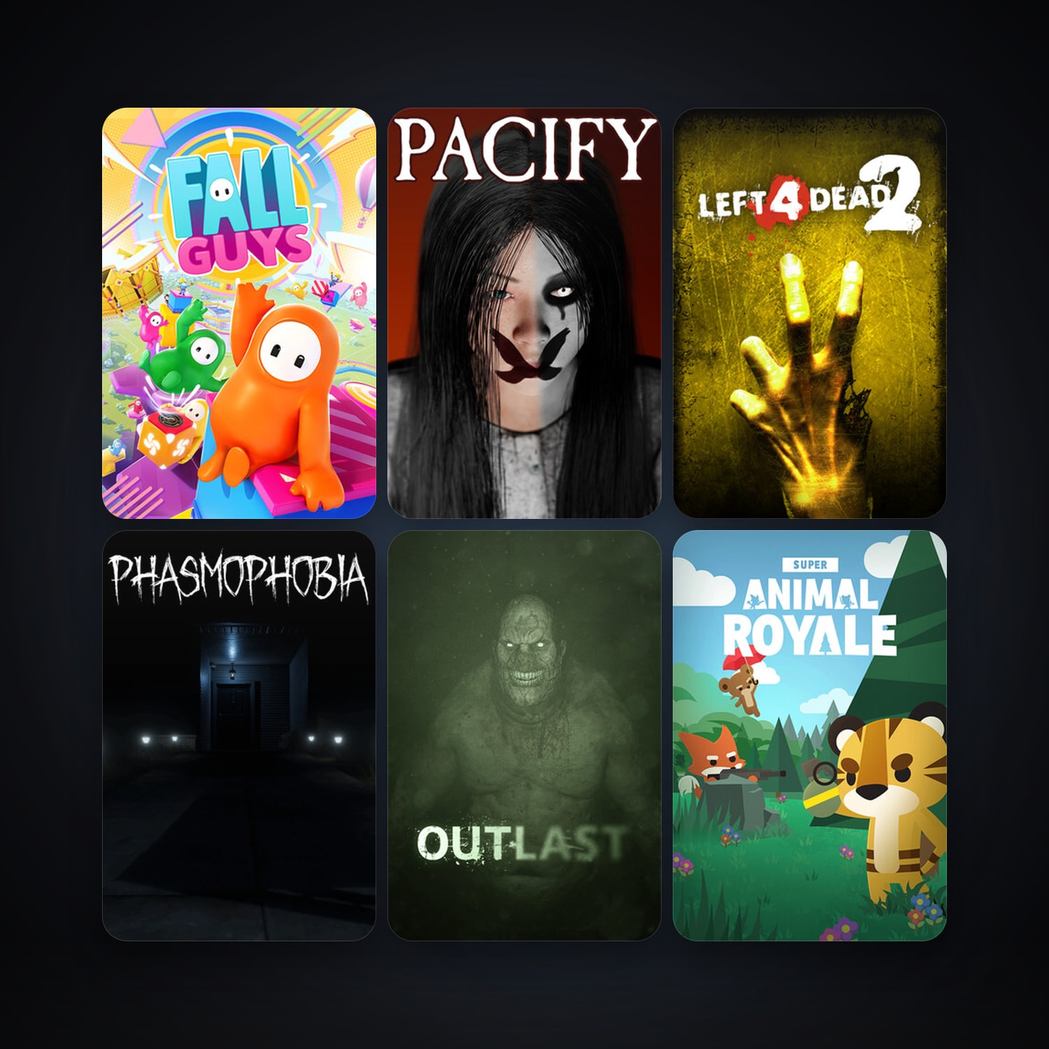 Left 4 Dead 2 + Outlast, 11 games, clean — HabibiAccounts
