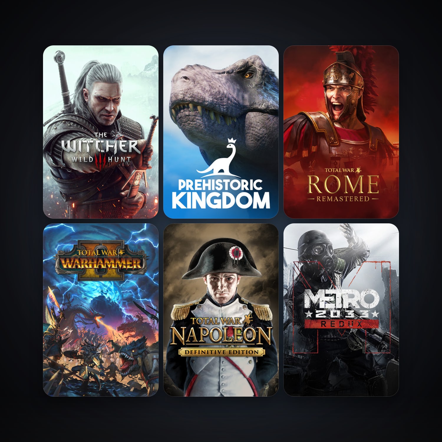 Total War: NAPOLEON - Definitive Edition + Metro 2033 Redux, 12 games, clean — HabibiAccounts