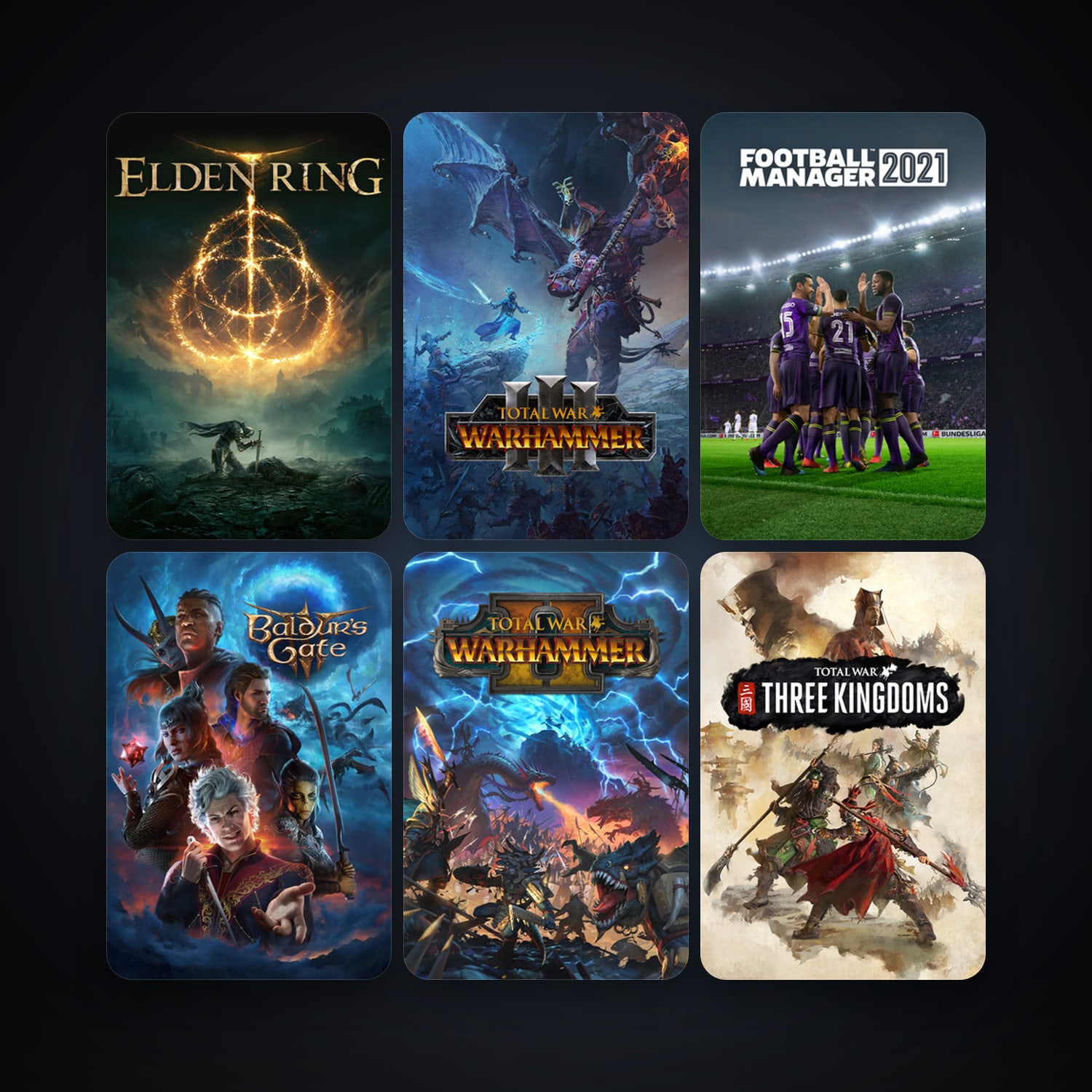 Total War: Warhammer II + Total War: Three Kingdoms, 59 games, clean — HabibiAccounts