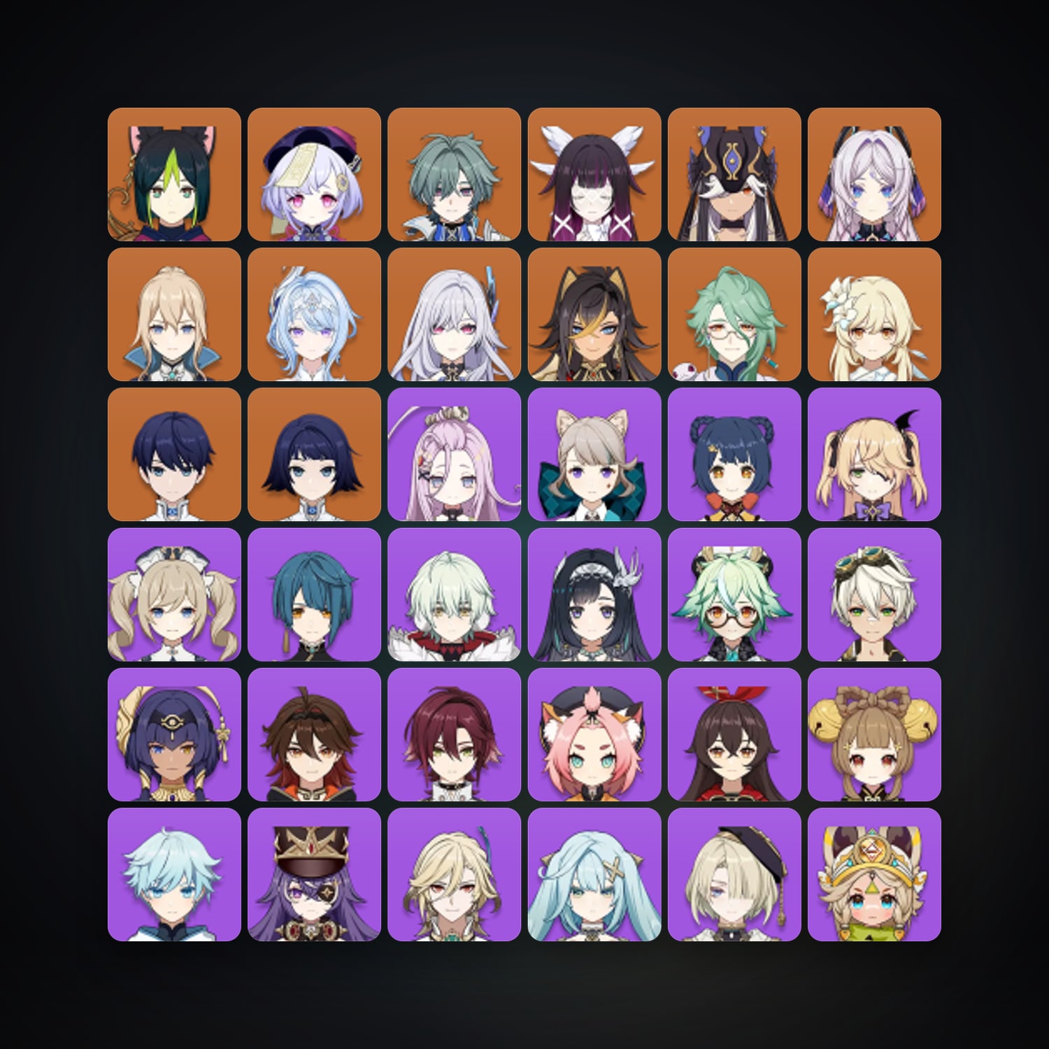 Genshin Impact | AR 57 | 59 Chars | 11× 5★ — HabibiAccounts