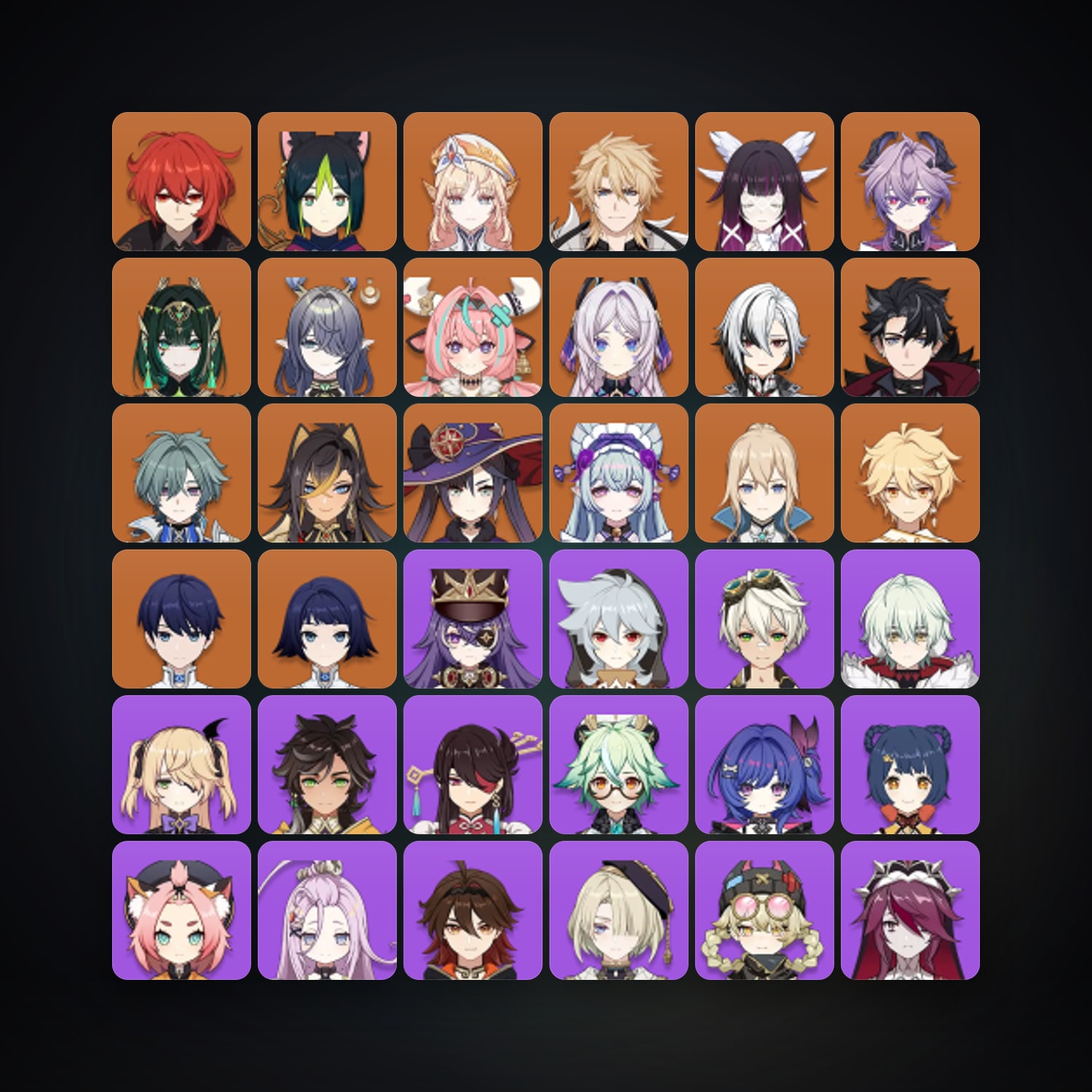 جينشن إمباكت | AR 58 | 61 شخصية | 17× 5★ — HabibiAccounts