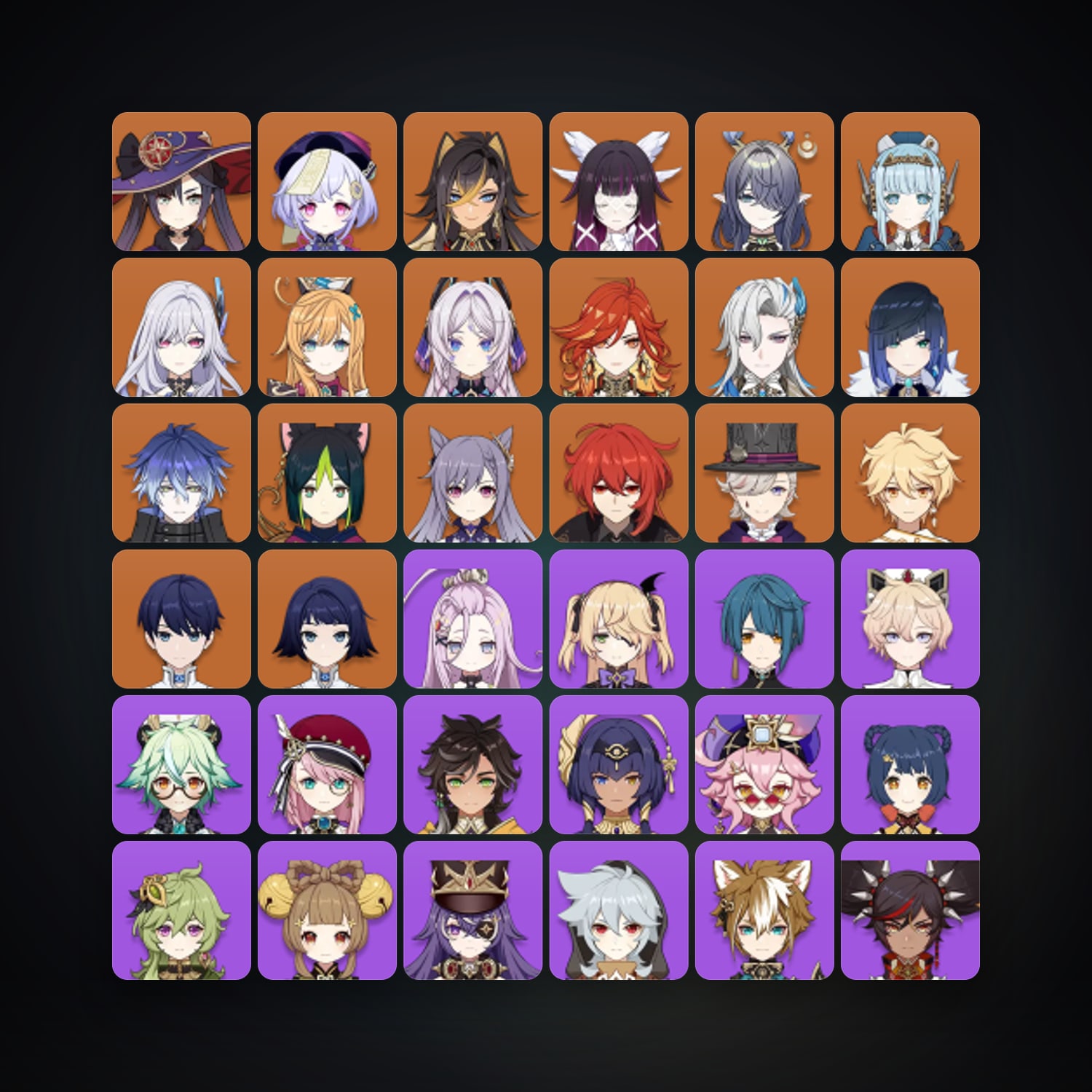 Genshin Impact | AR 59 | 61 Chars | 17× 5★ — Genshin / miHoYo Account — HabibiAccounts
