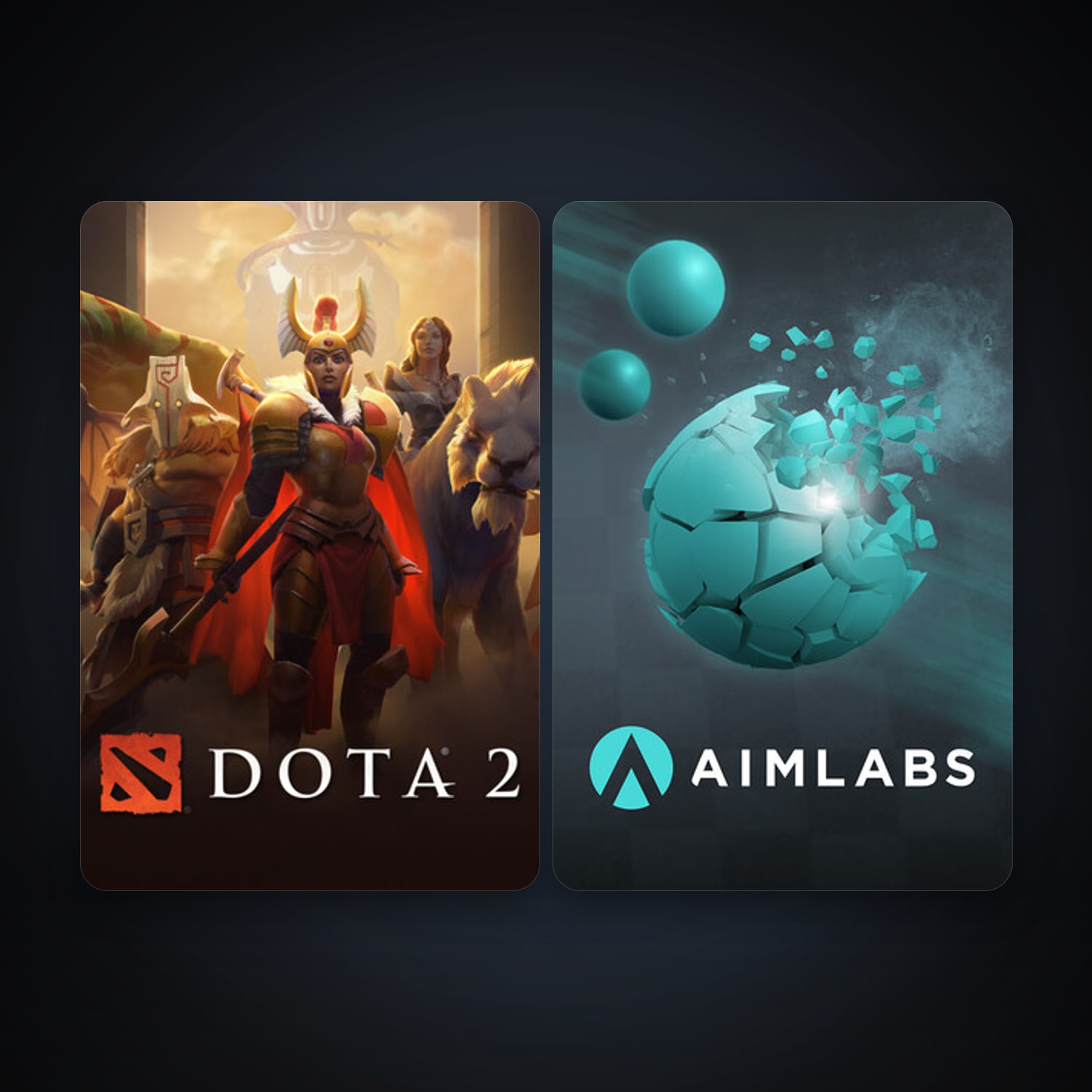 Dota 2 + Aimlabs, 18 games, clean — HabibiAccounts