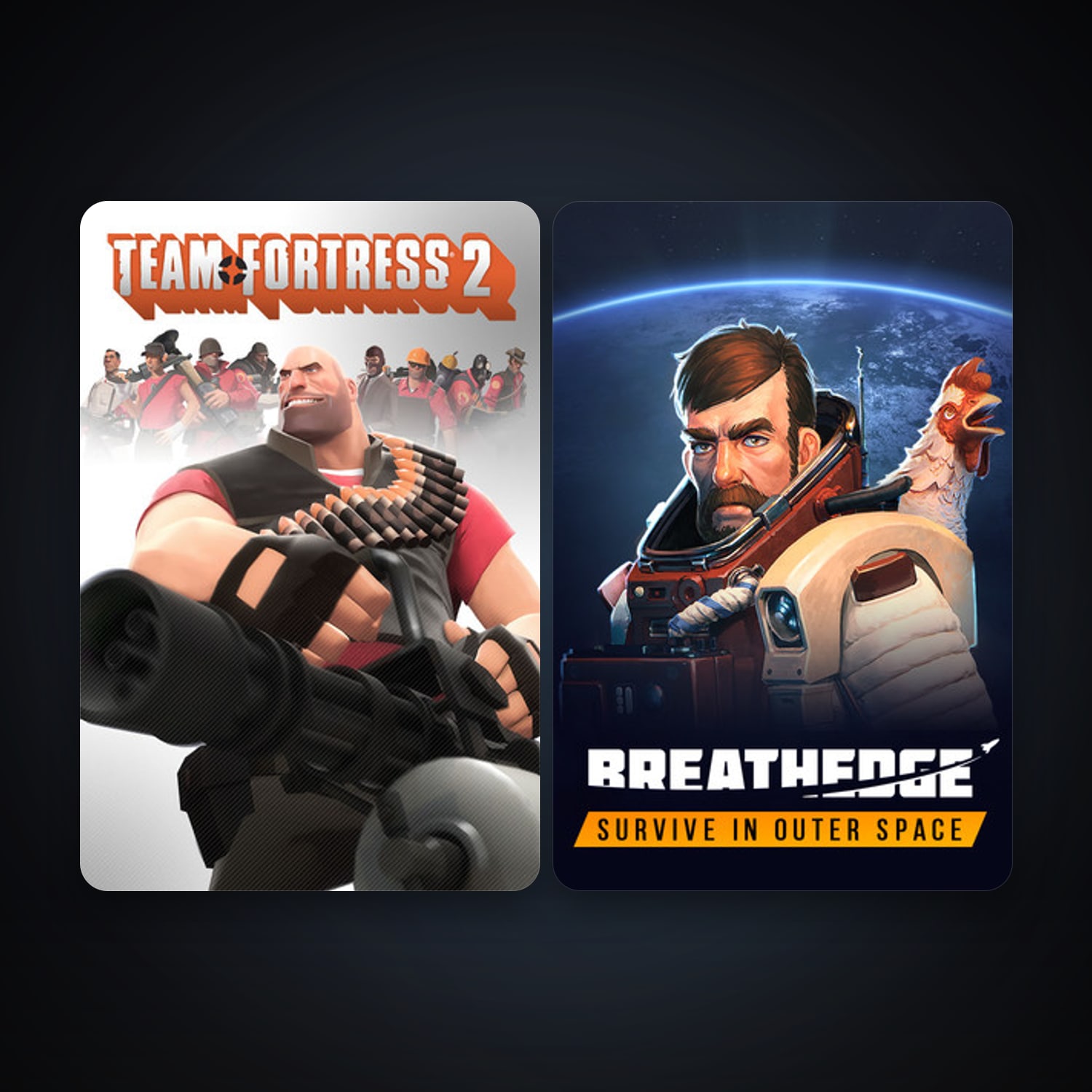 Team Fortress 2 + Breathedge, 5 games, clean — HabibiAccounts