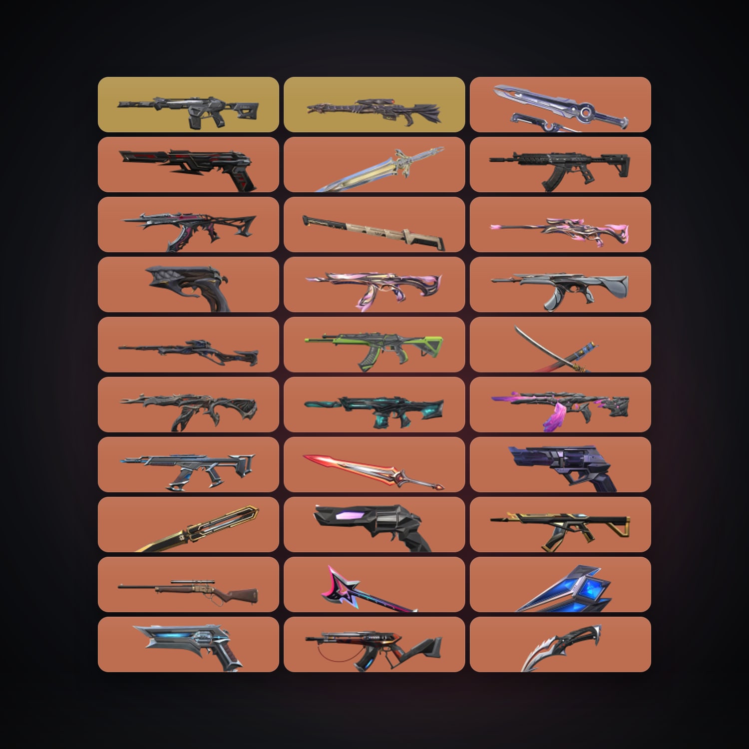 EU Diamond 1 locker — 9 knives, 131 skins, lvl 146 — HabibiAccounts