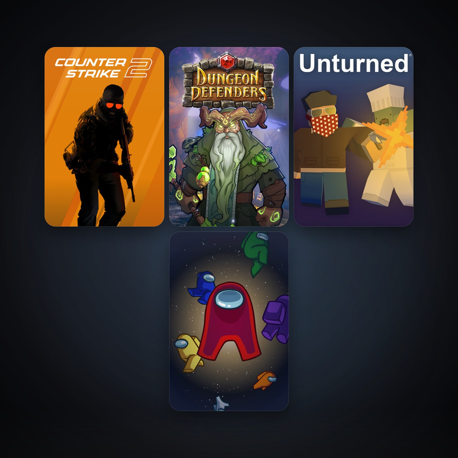 CS2 Prime + Dungeon Defenders, 4 games, clean — HabibiAccounts