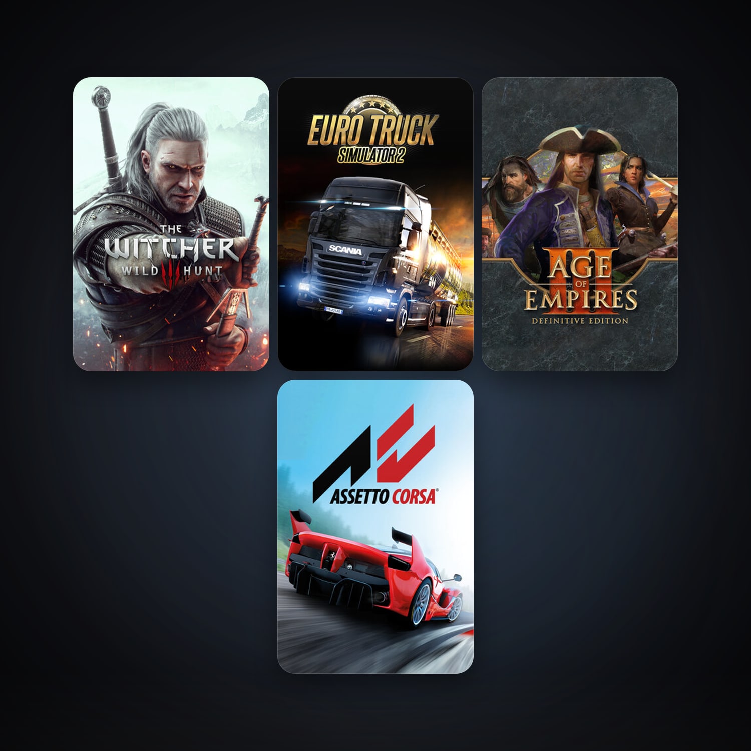 Free CS2 (No Prime) + Euro Truck Simulator 2, 7 games, clean — HabibiAccounts