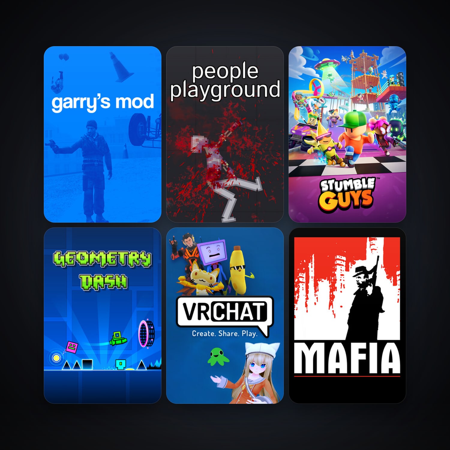 Garry's Mod + Mafia, 23 games, clean — HabibiAccounts
