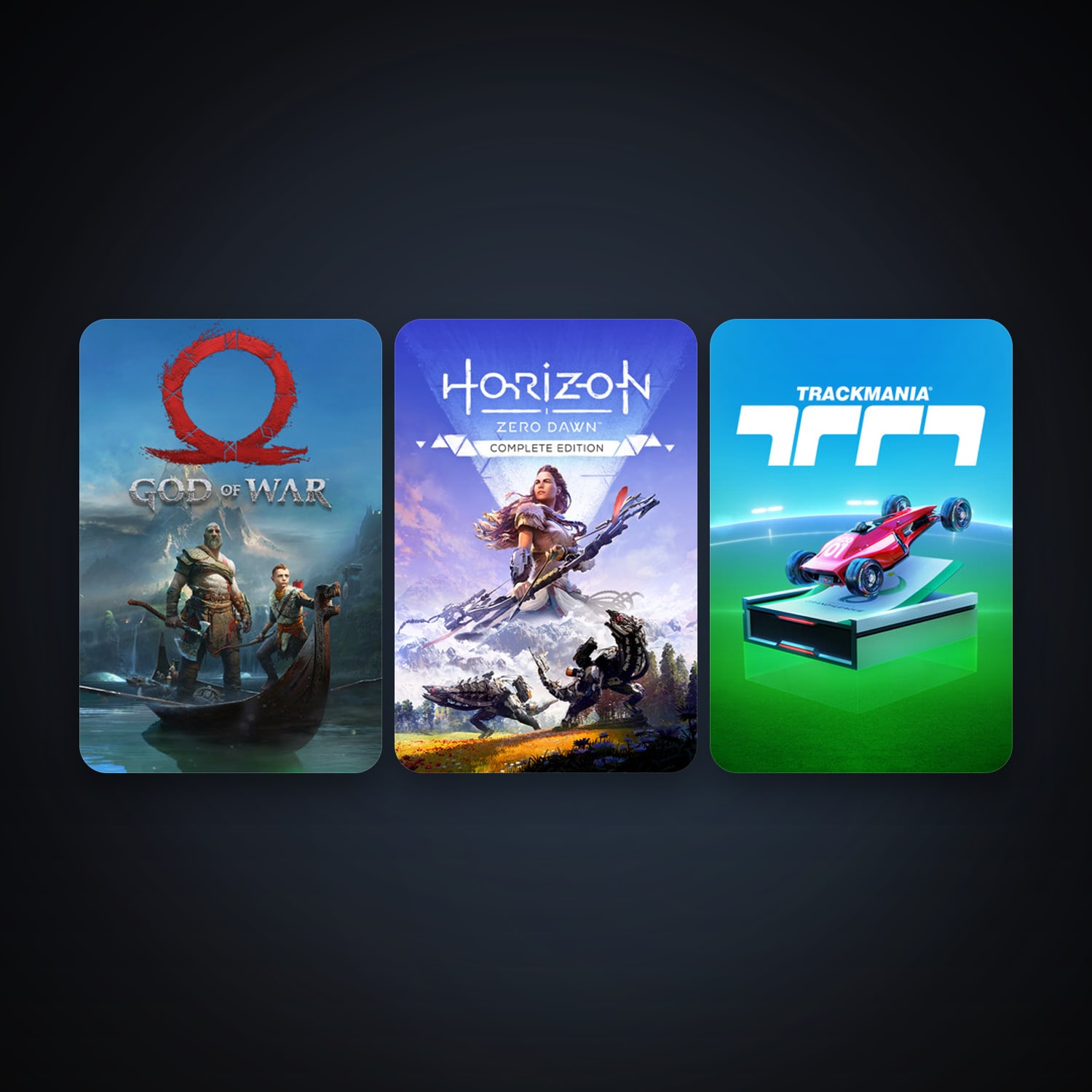 Horizon Zero Dawn Complete Edition + God of War, 5 games, clean — HabibiAccounts
