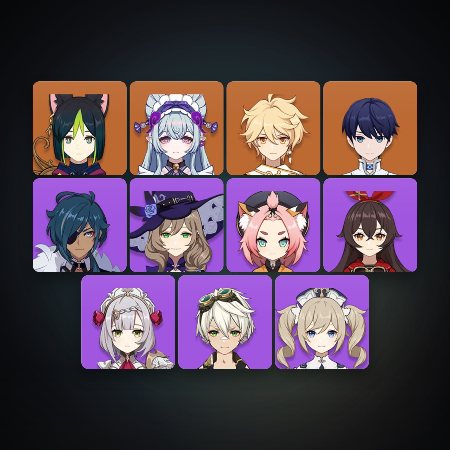 Genshin Impact | AR 19 | 11 Chars | 2× 5★ — Genshin / miHoYo Account — HabibiAccounts