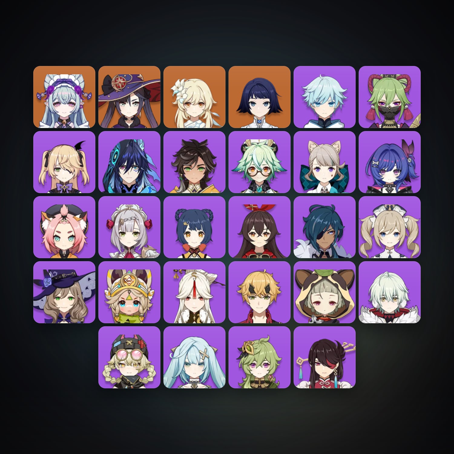 Genshin Impact | AR 35 | 28 Chars | 2× 5★ — Genshin / miHoYo Account — HabibiAccounts