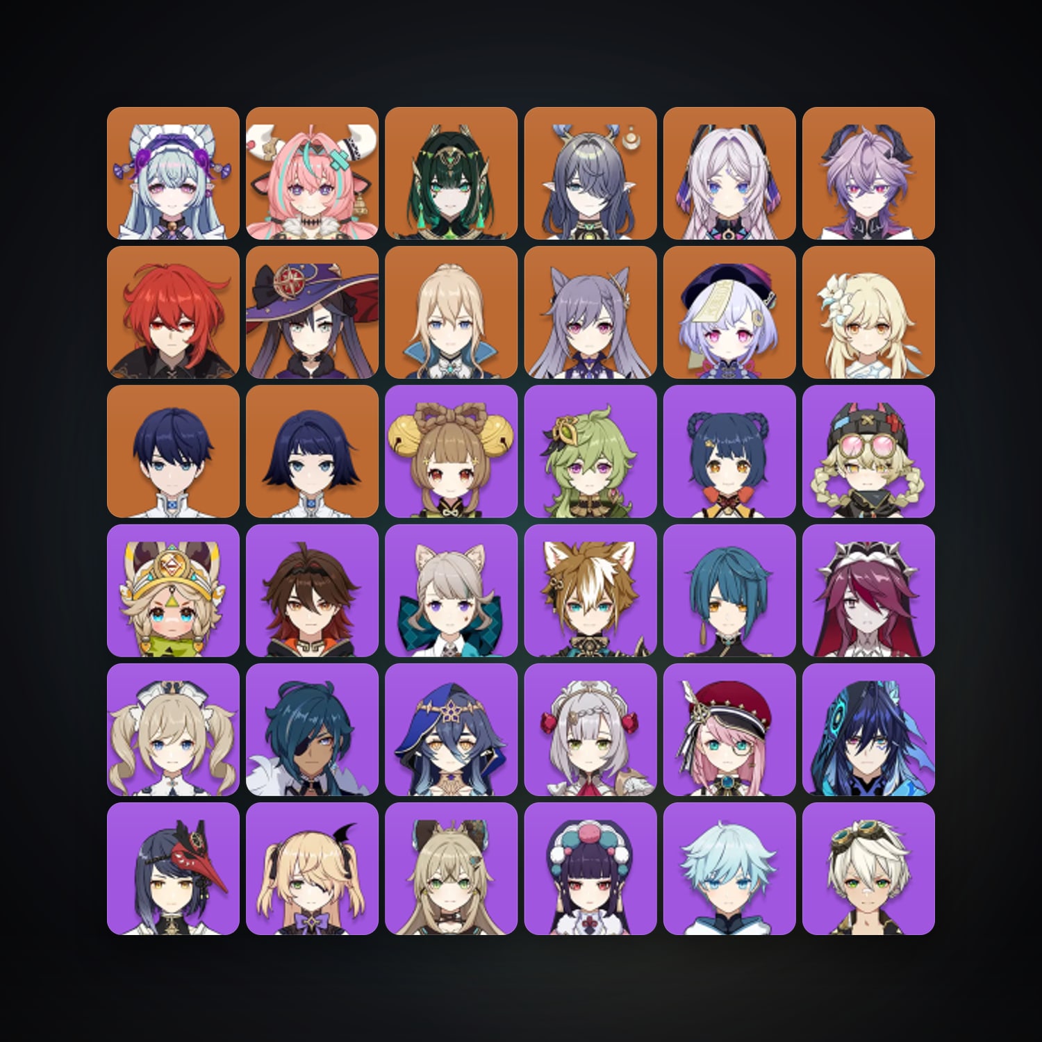 Genshin Impact | AR 56 | 55 Chars | 11× 5★ — Genshin / miHoYo Account — HabibiAccounts