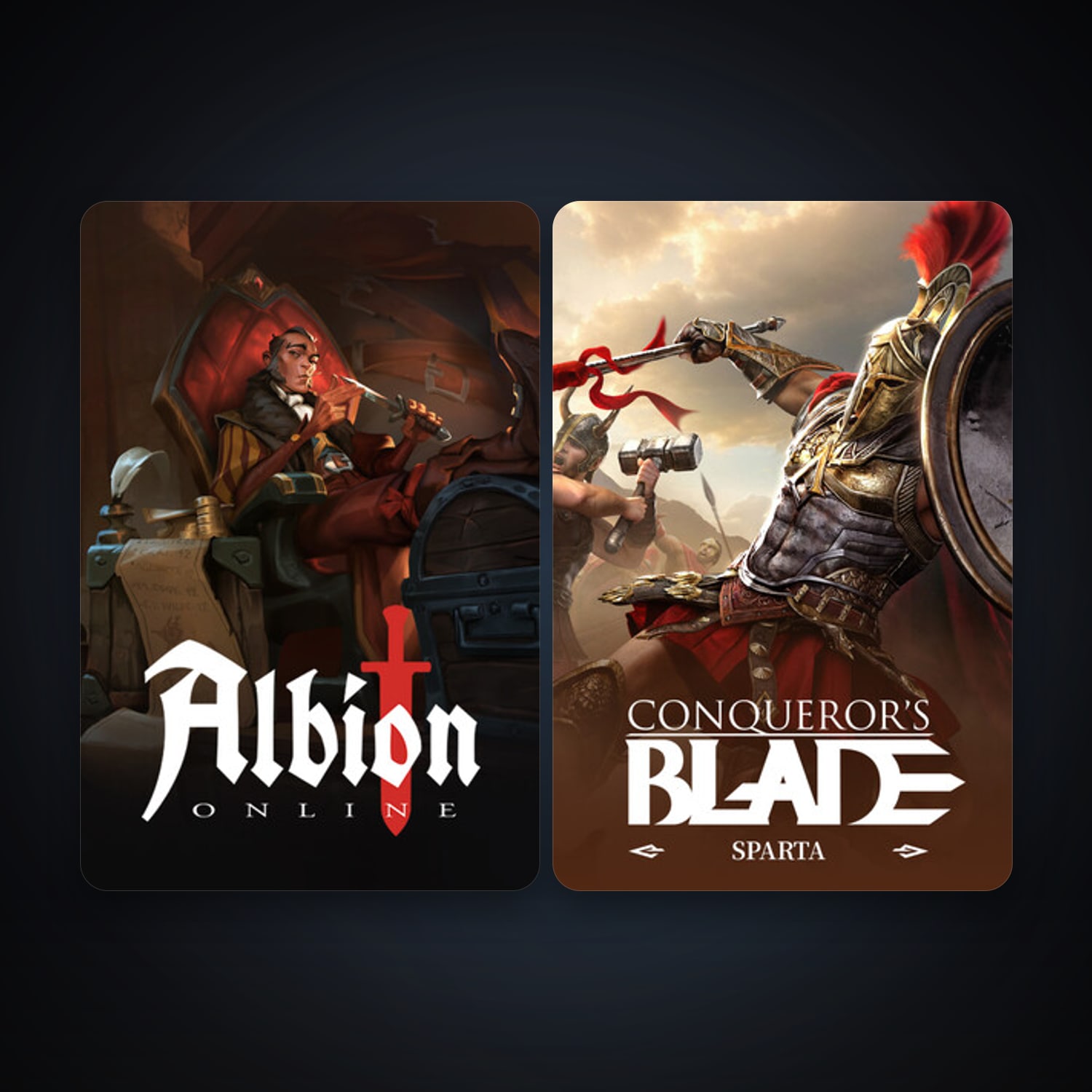 Albion Online + Conqueror's Blade (2020), 3 games, clean — HabibiAccounts