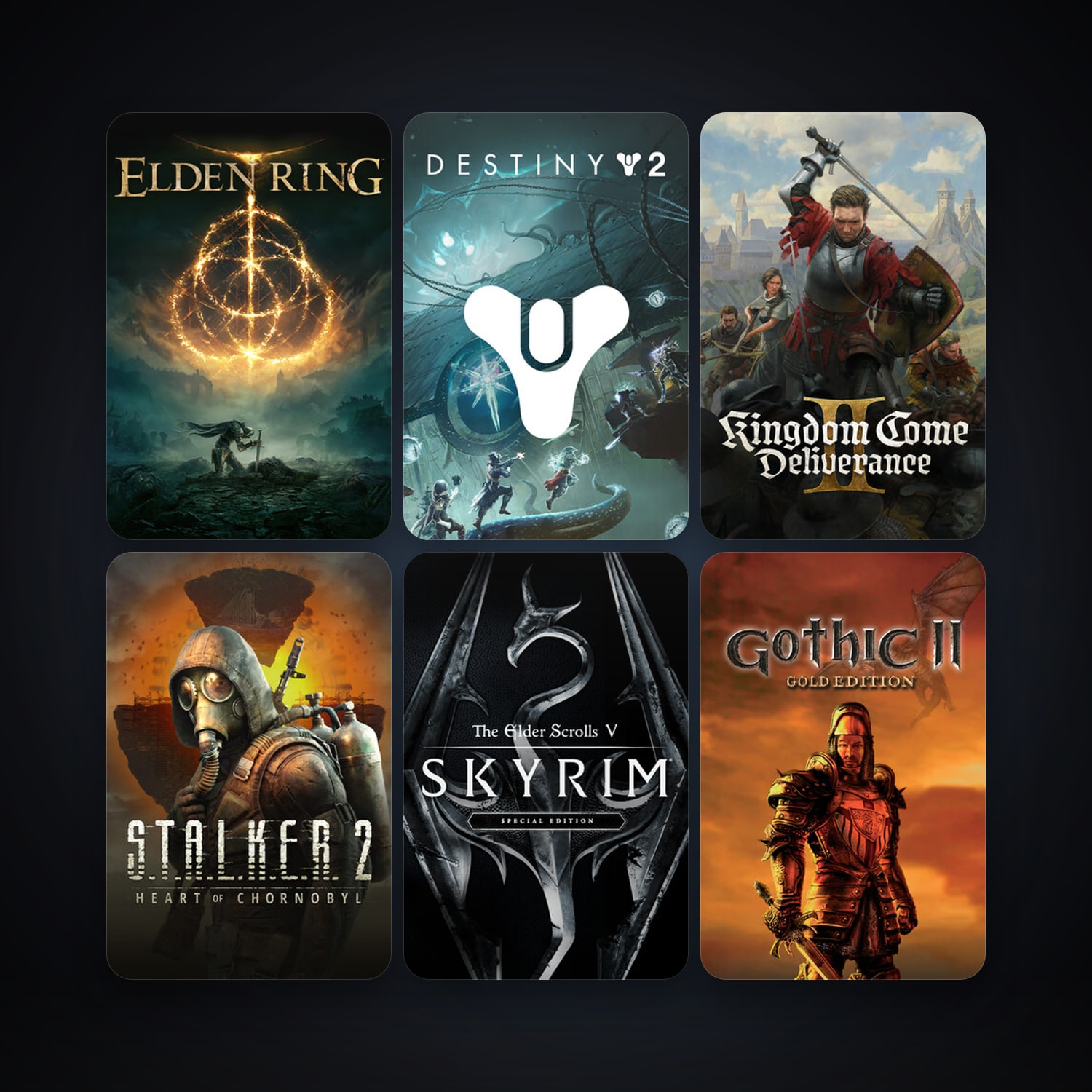 Gothic II: Gold Edition + Kingdom Come: Deliverance, 113 games, Steam 16, clean — HabibiAccounts