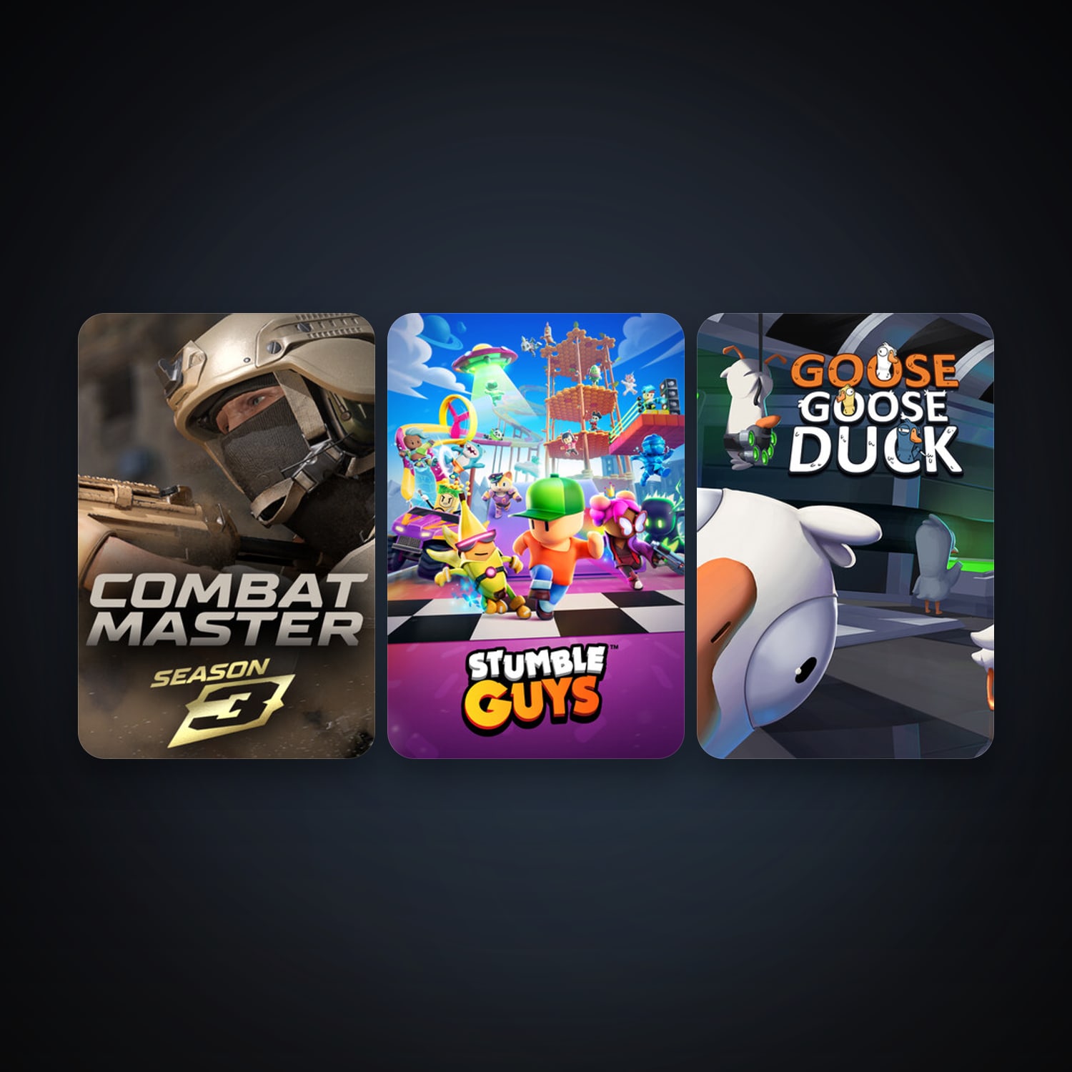 Goose Goose Duck + Stumble Guys, 9 games, clean — HabibiAccounts