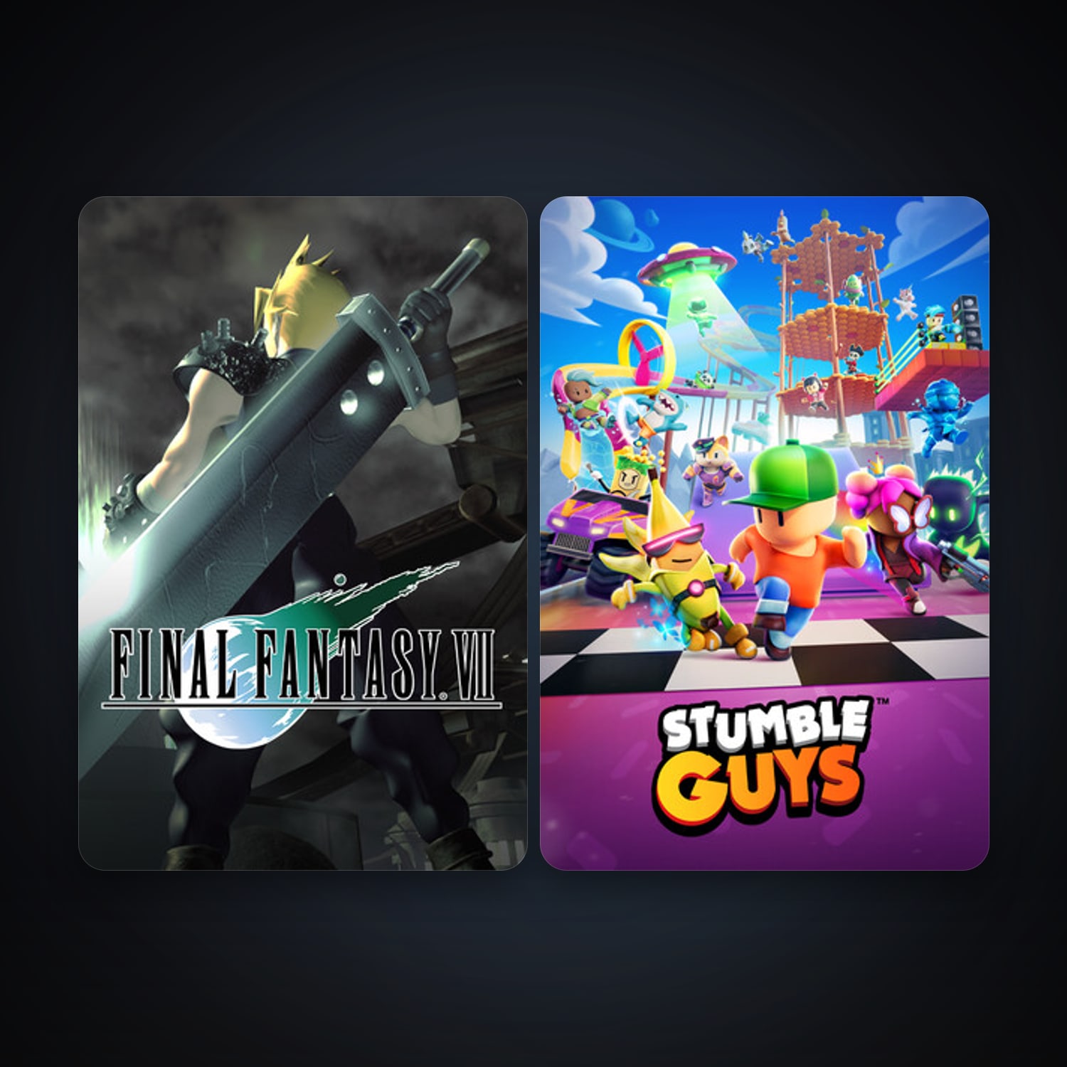 FINAL FANTASY VII + Stumble Guys, 3 games, clean — HabibiAccounts
