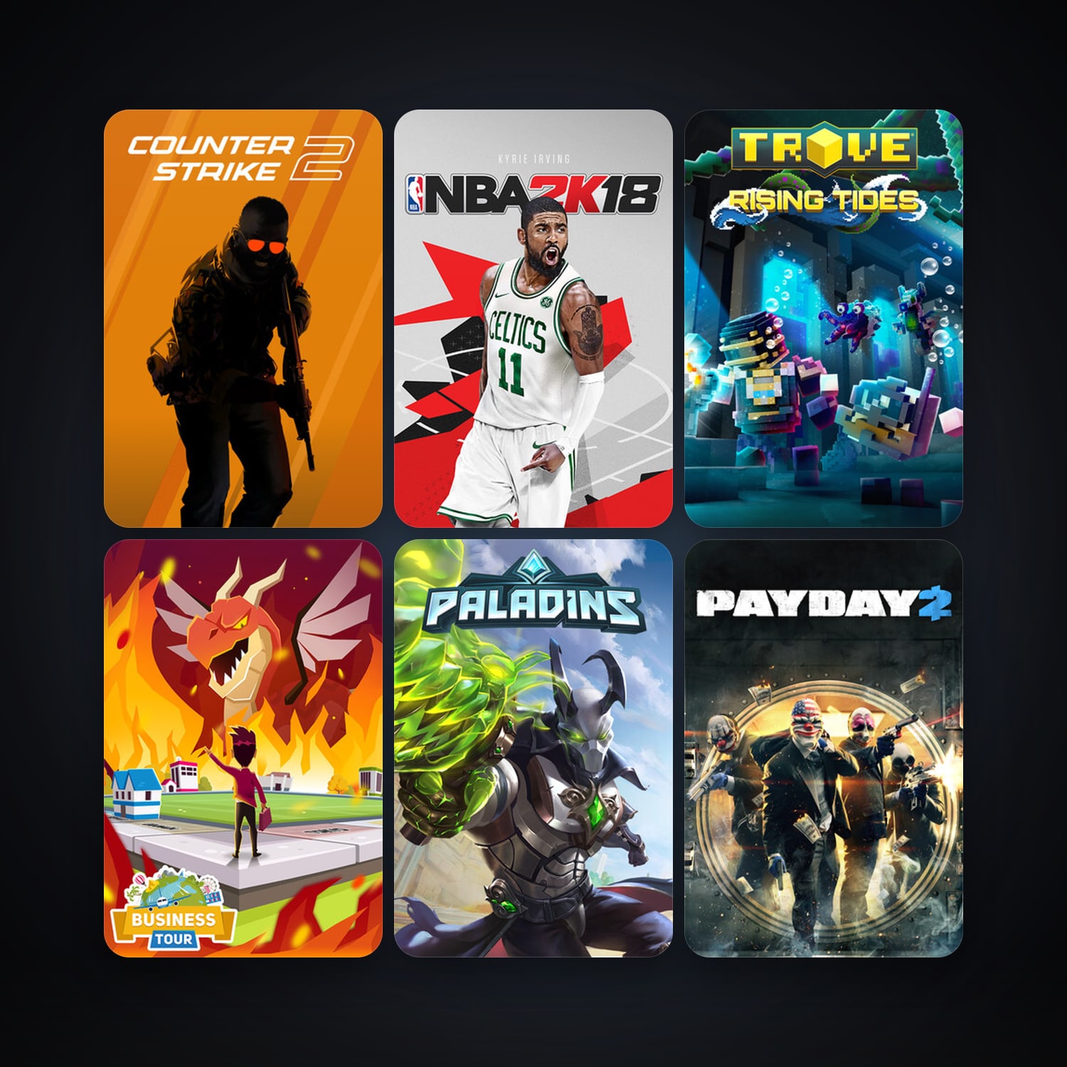 CS2 Prime + PAYDAY 2, 21 games, Steam 13, clean — HabibiAccounts