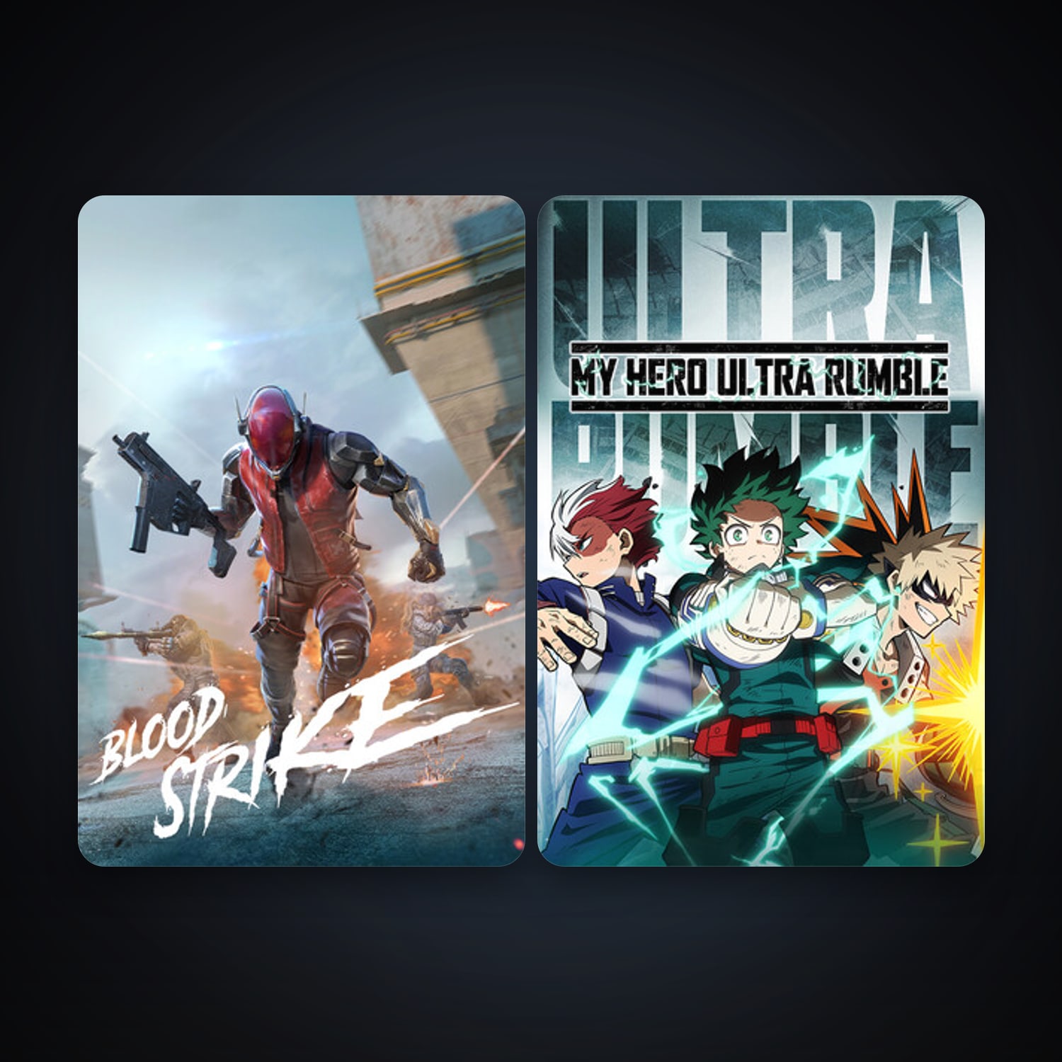 MY HERO ULTRA RUMBLE + Blood Strike, 5 games, clean — HabibiAccounts