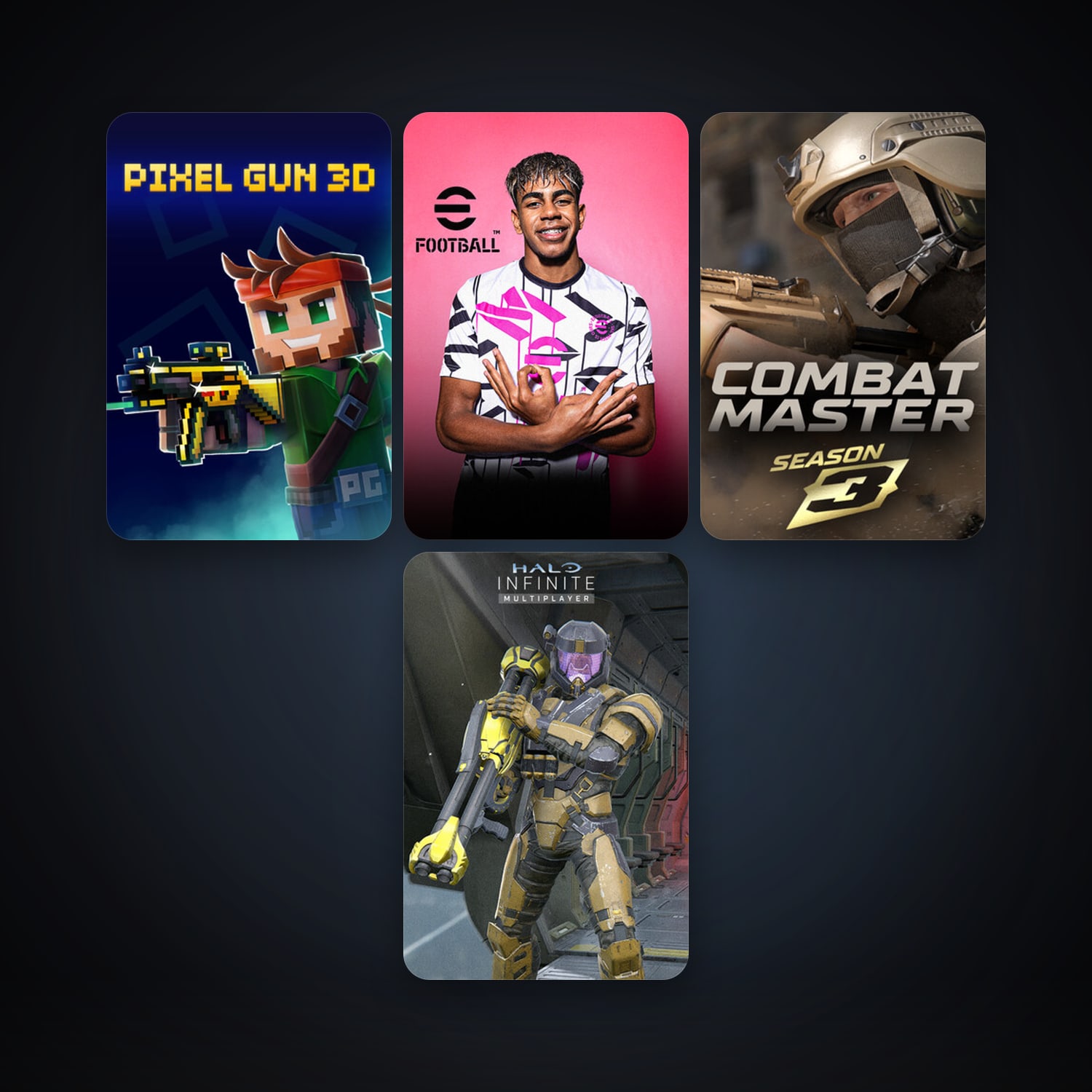 Halo Infinite + eFootball 2024, 8 games, clean — HabibiAccounts