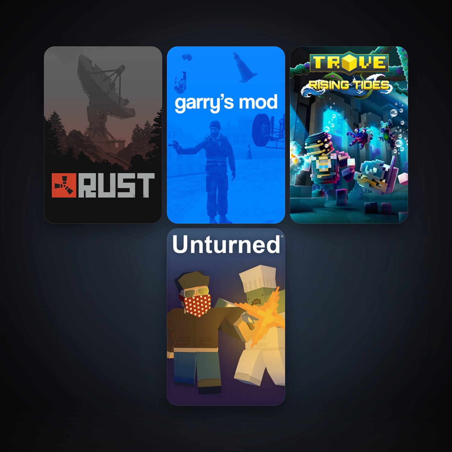 Garry's Mod + Rust, 18 games, clean — HabibiAccounts