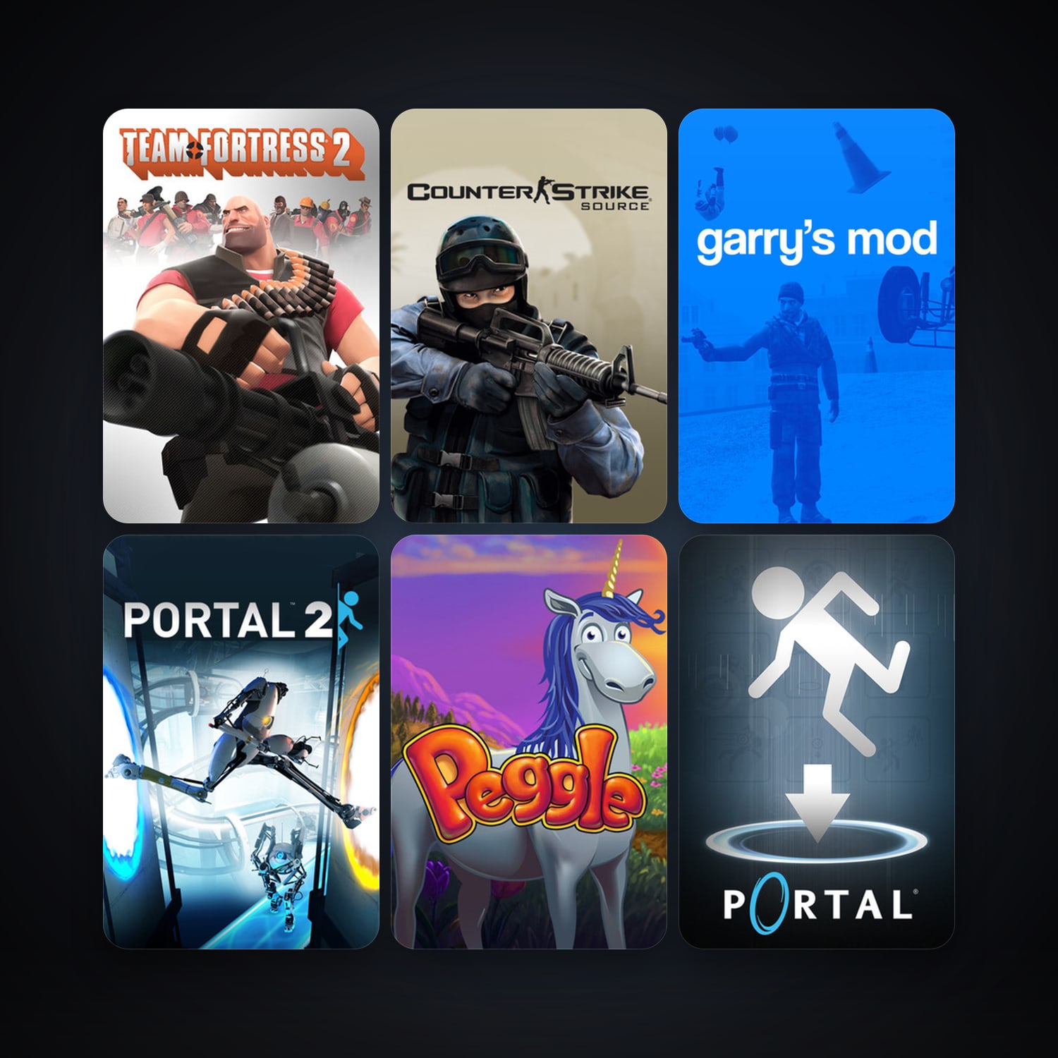 Half-Life 2 + Counter-Strike: Source, 20 games, Steam 10, clean — HabibiAccounts