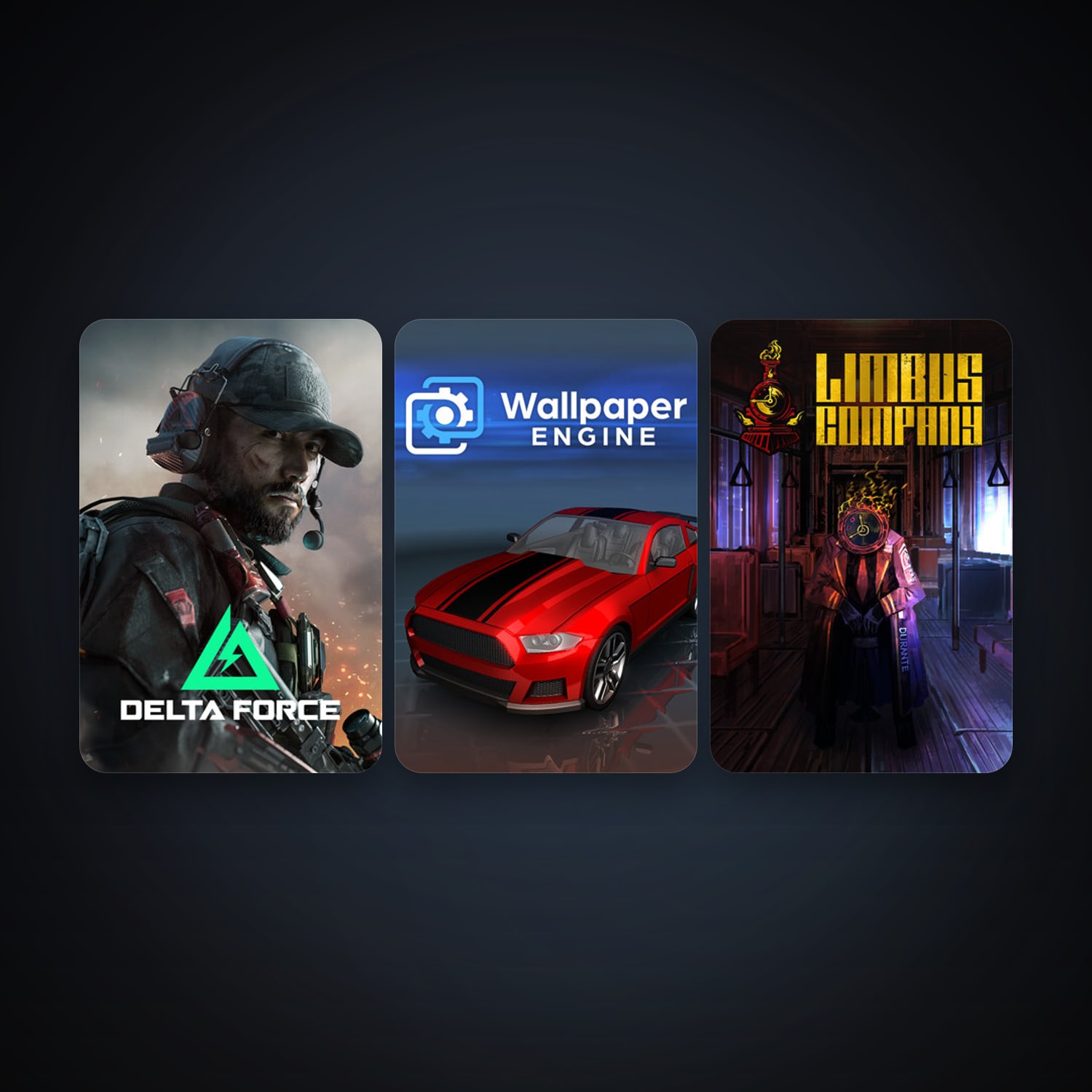 Wallpaper Engine + Limbus Company, 7 games, clean — HabibiAccounts