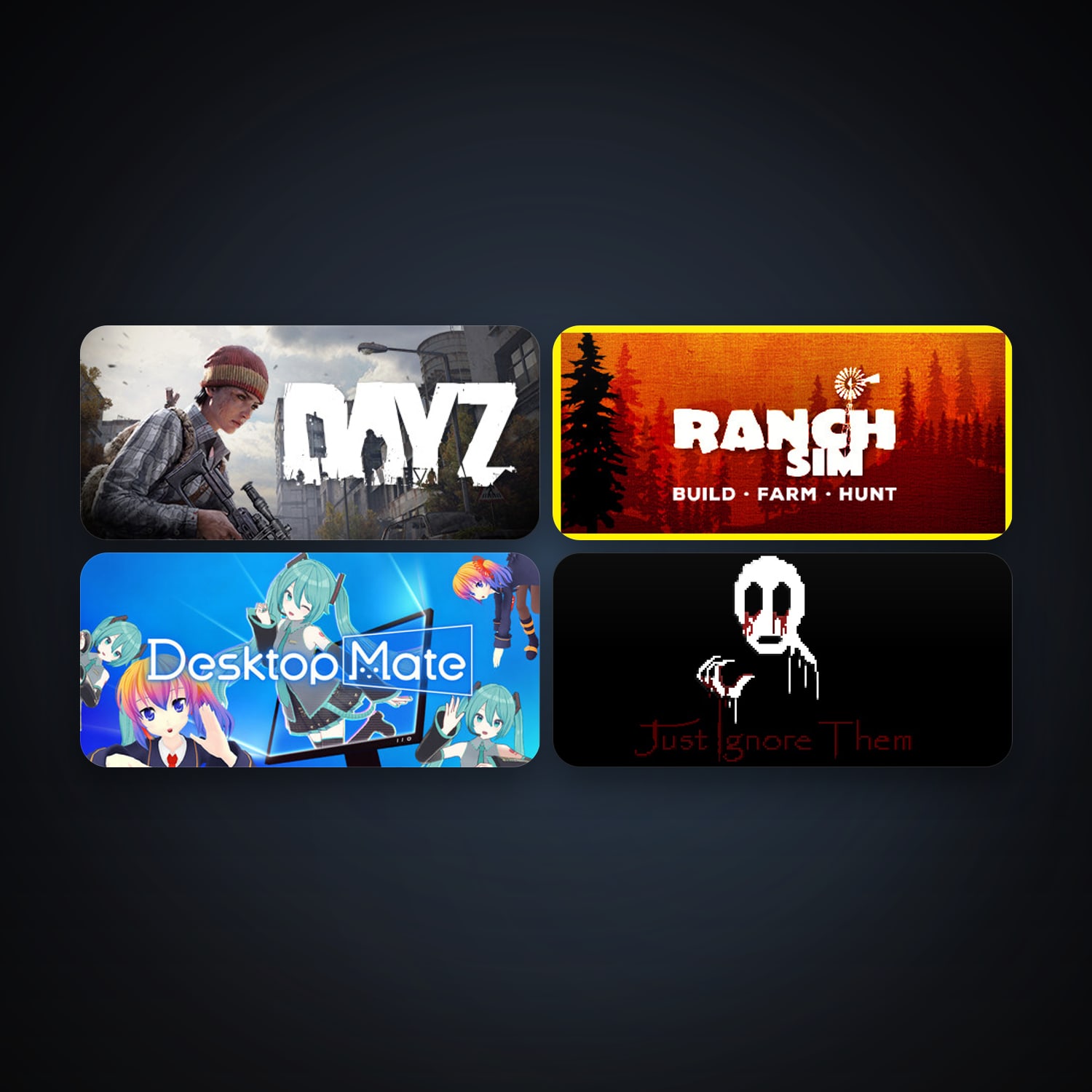 DayZ + Just Ignore Them, 29 games, clean — HabibiAccounts