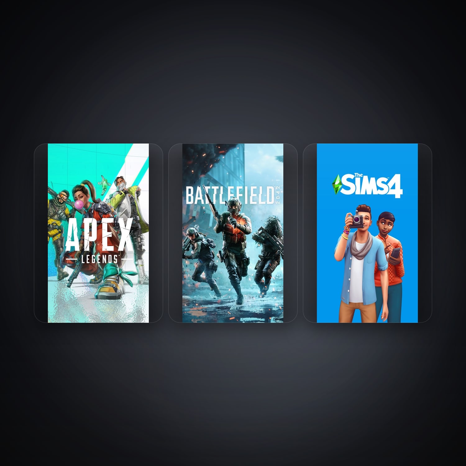 EA Apex Legends + Battlefield 1 — CA — 5 games — HabibiAccounts
