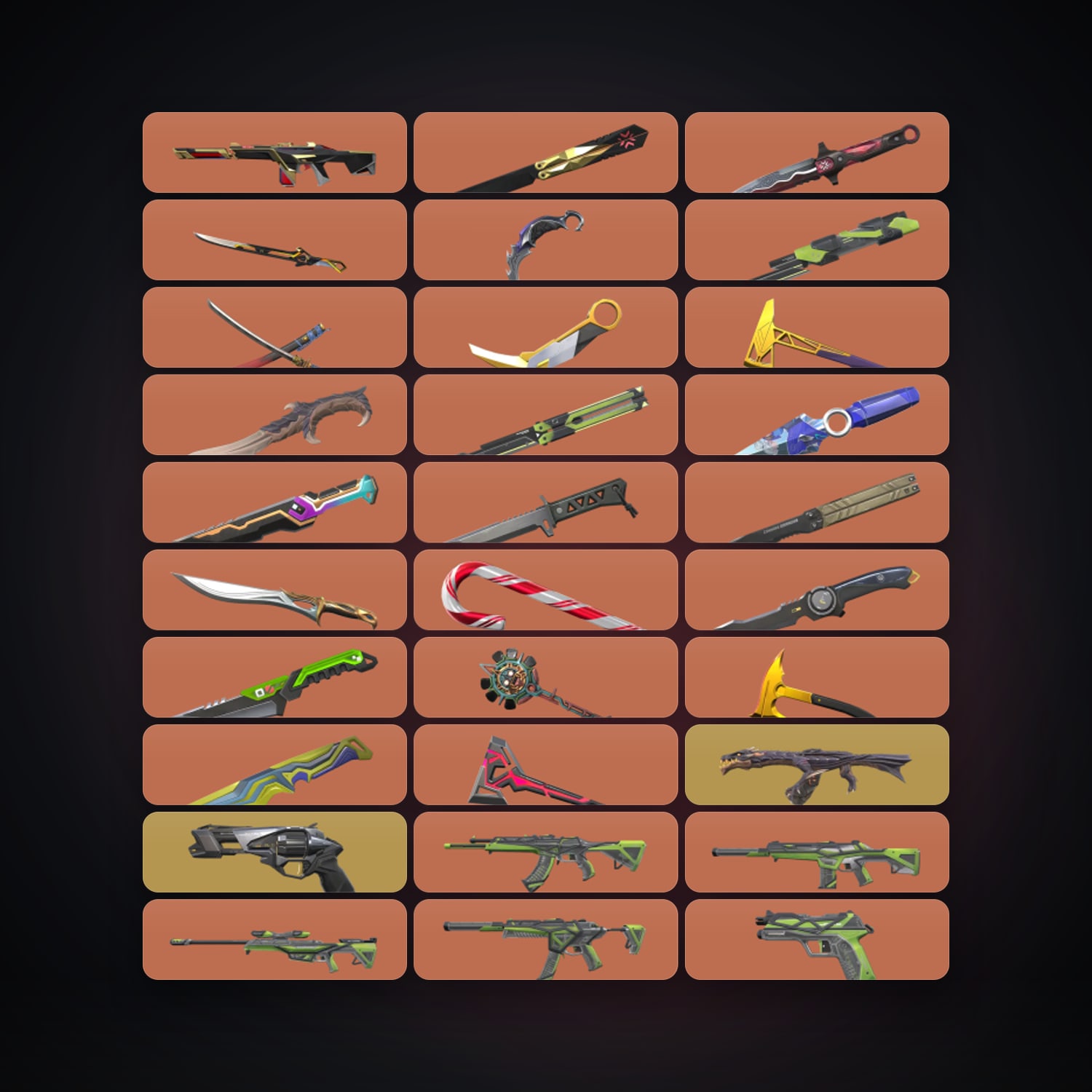 EU Plat 2 locker — 22 knives, 191 skins, lvl 255 — HabibiAccounts